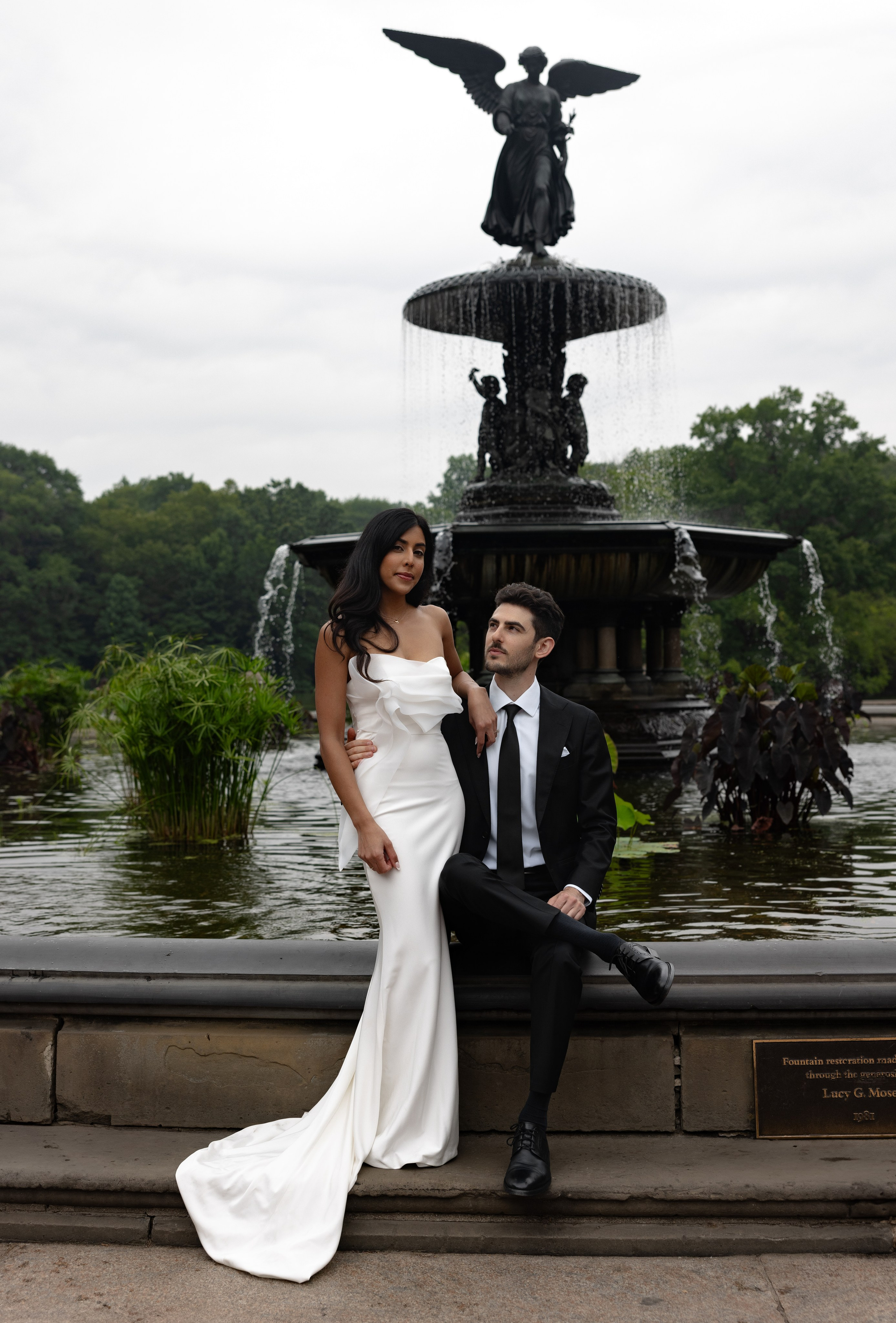 Engagement in Central Park. Photographer Anastasia Nagibina
