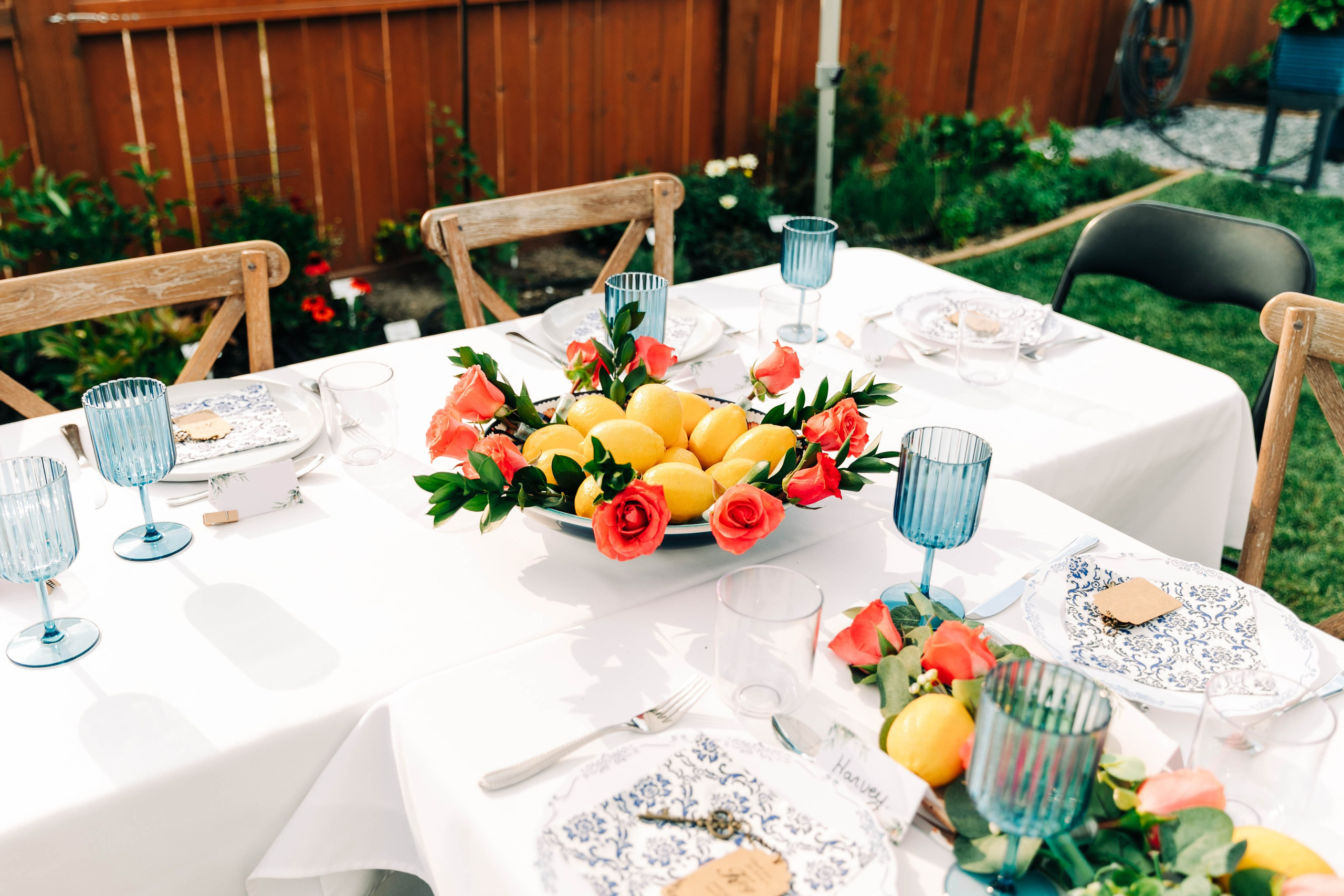 Pamela Backyard Wedding. Ching Li Photography