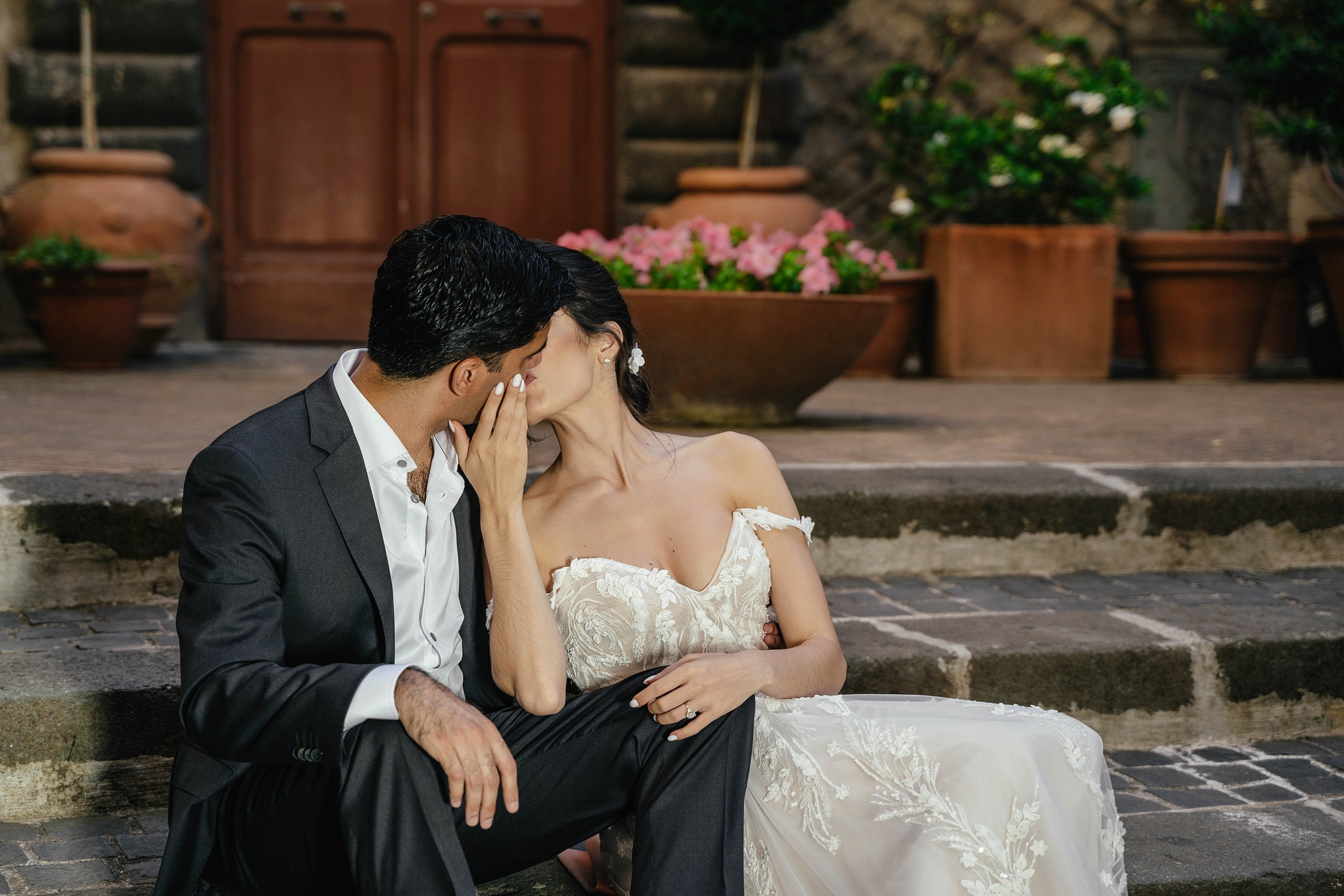 Wedding photoshoot in Braccian. Photographer in Italy Natalie Bero