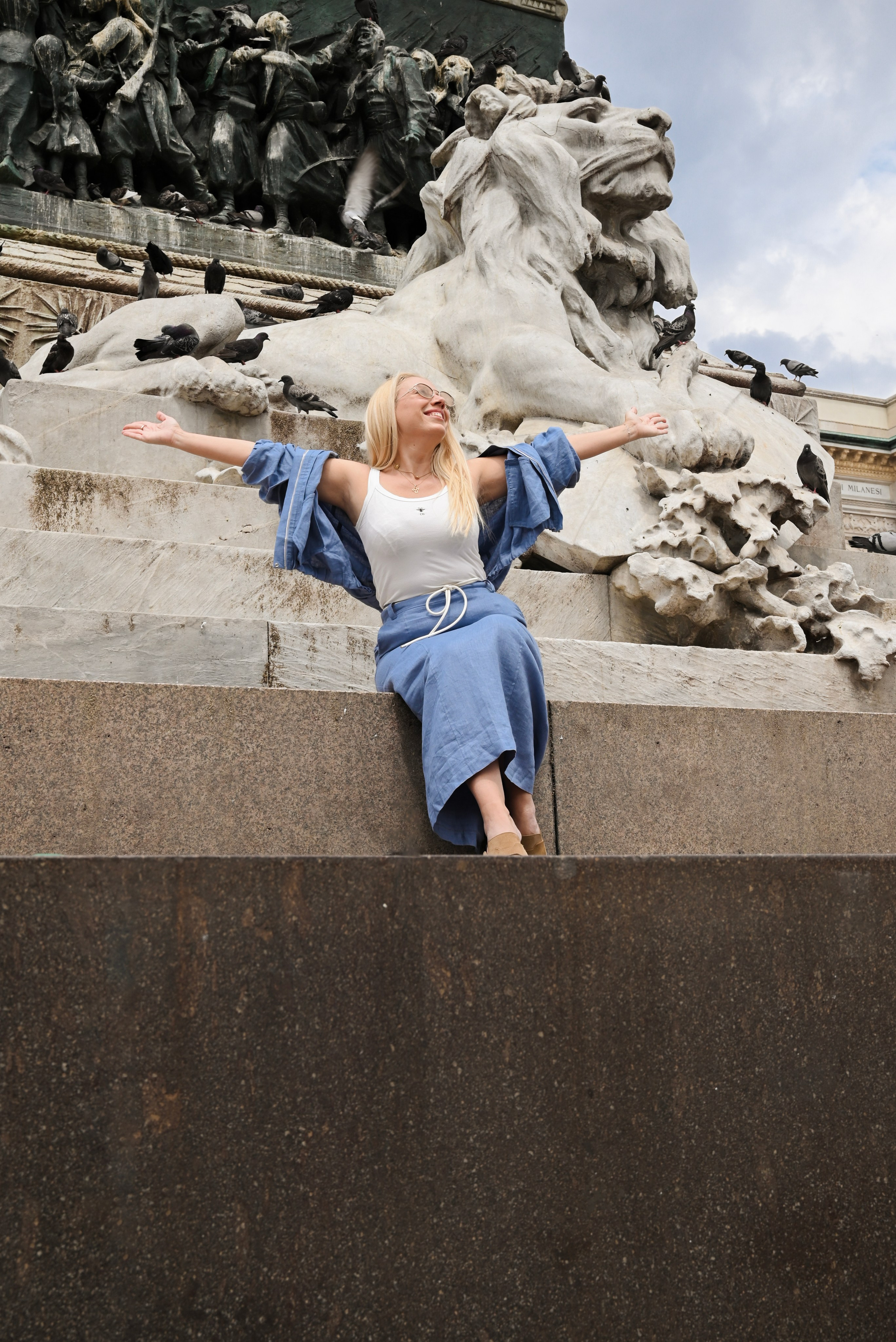 Walking in the center of Milan