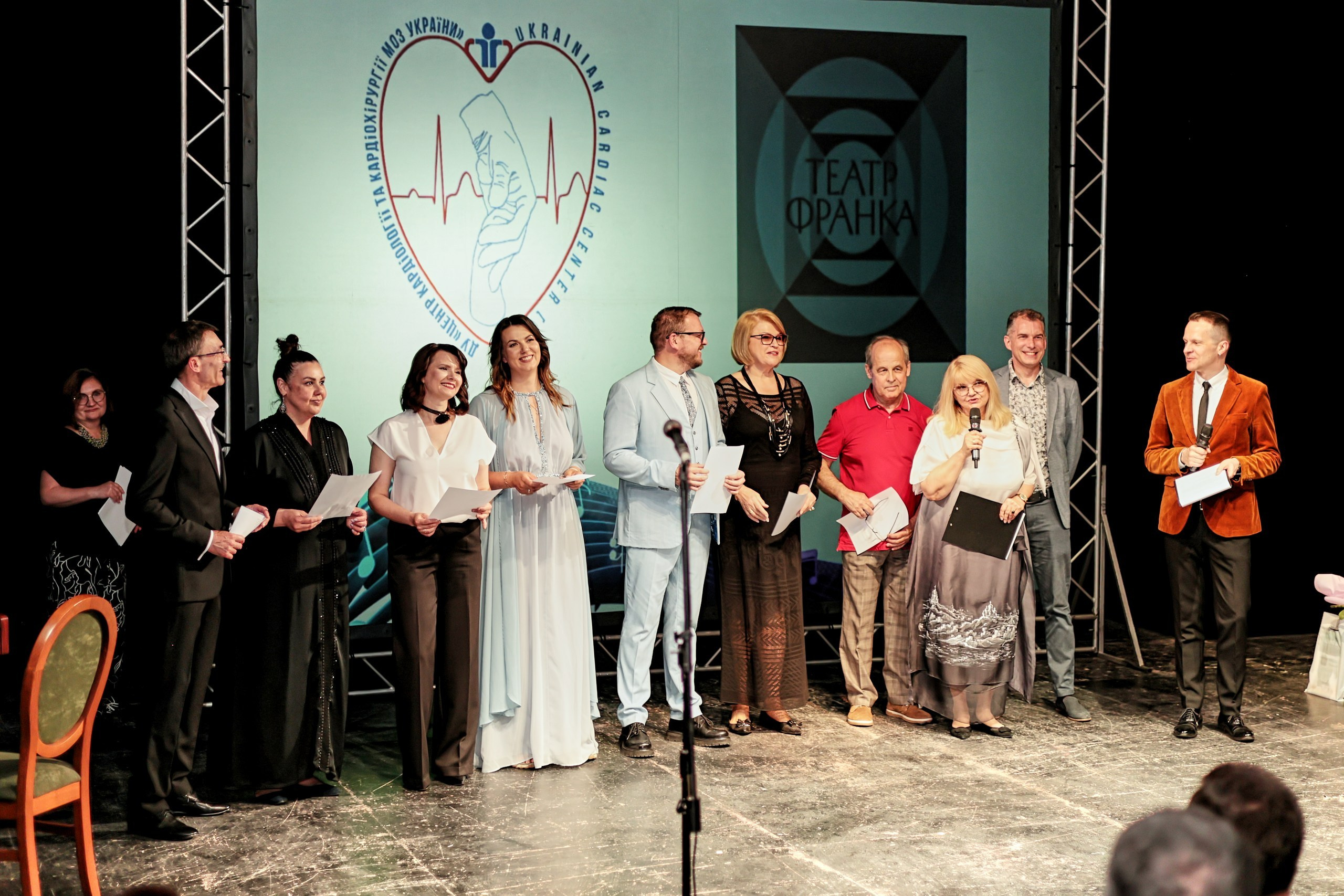 8 journalistic charity concert in Kyiv. Photographer, photo artist Alena Novgorodtseva