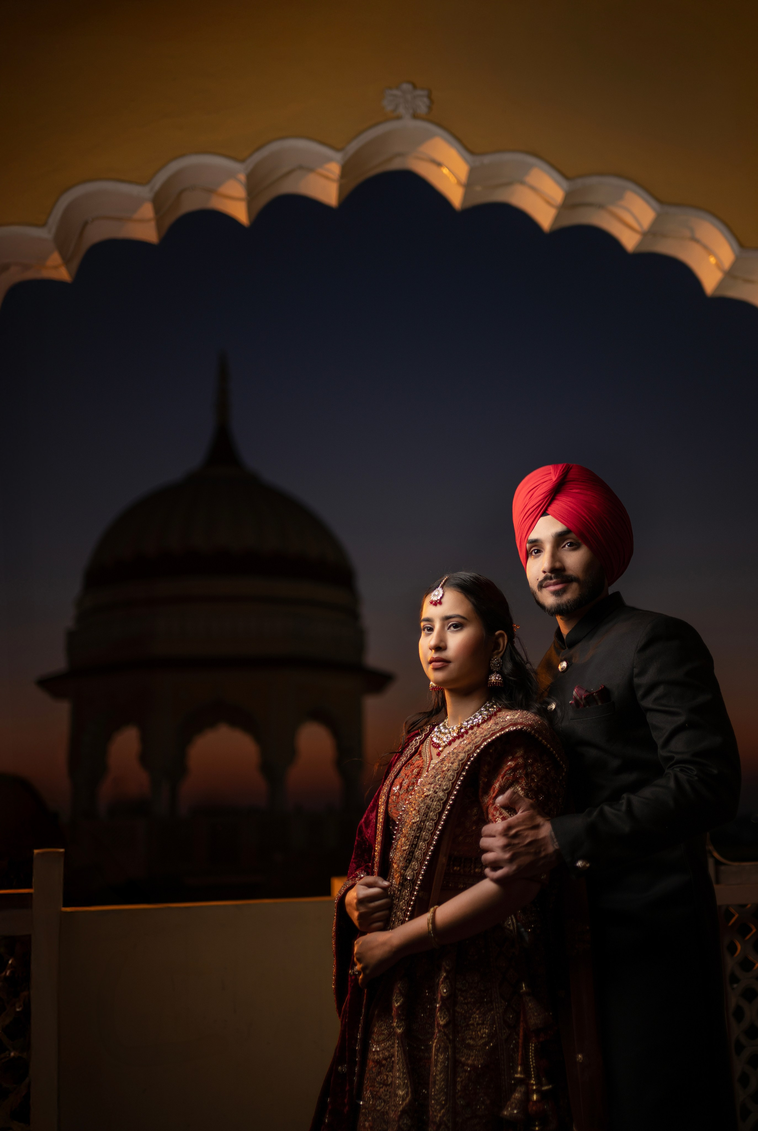 Varinder & Param at Noor Mahal. Studio Kunal Photography