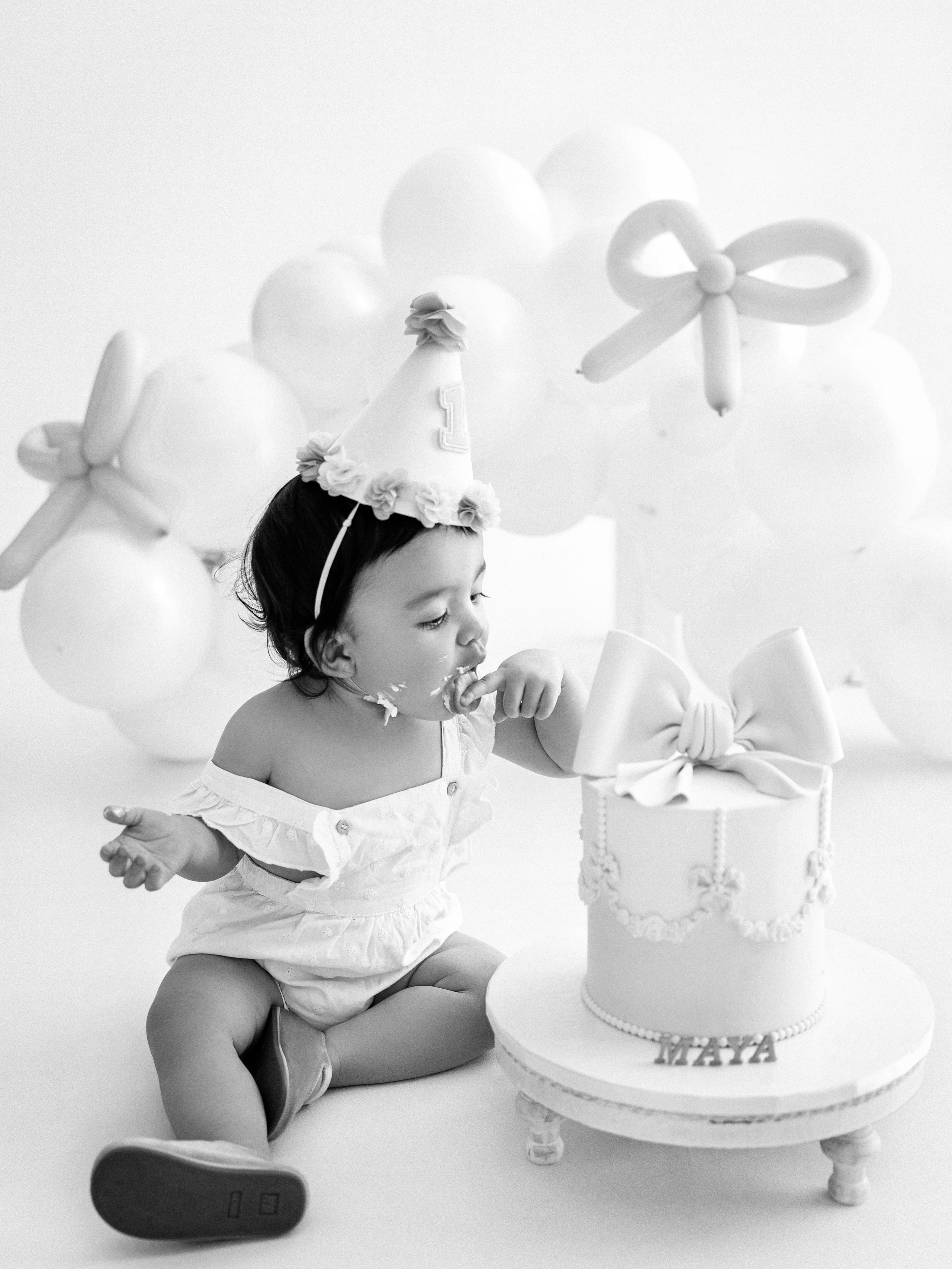 First birthday photoshoot Eva