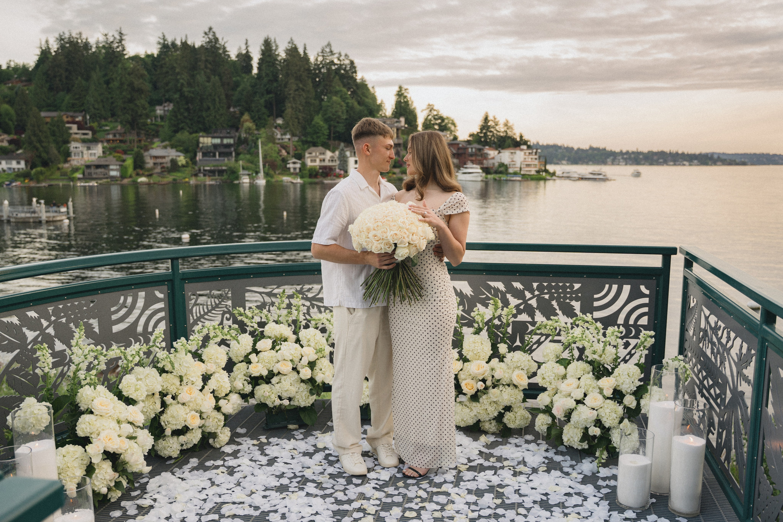 Ilya and Olena proposal. Photographer in Washington Sophia D