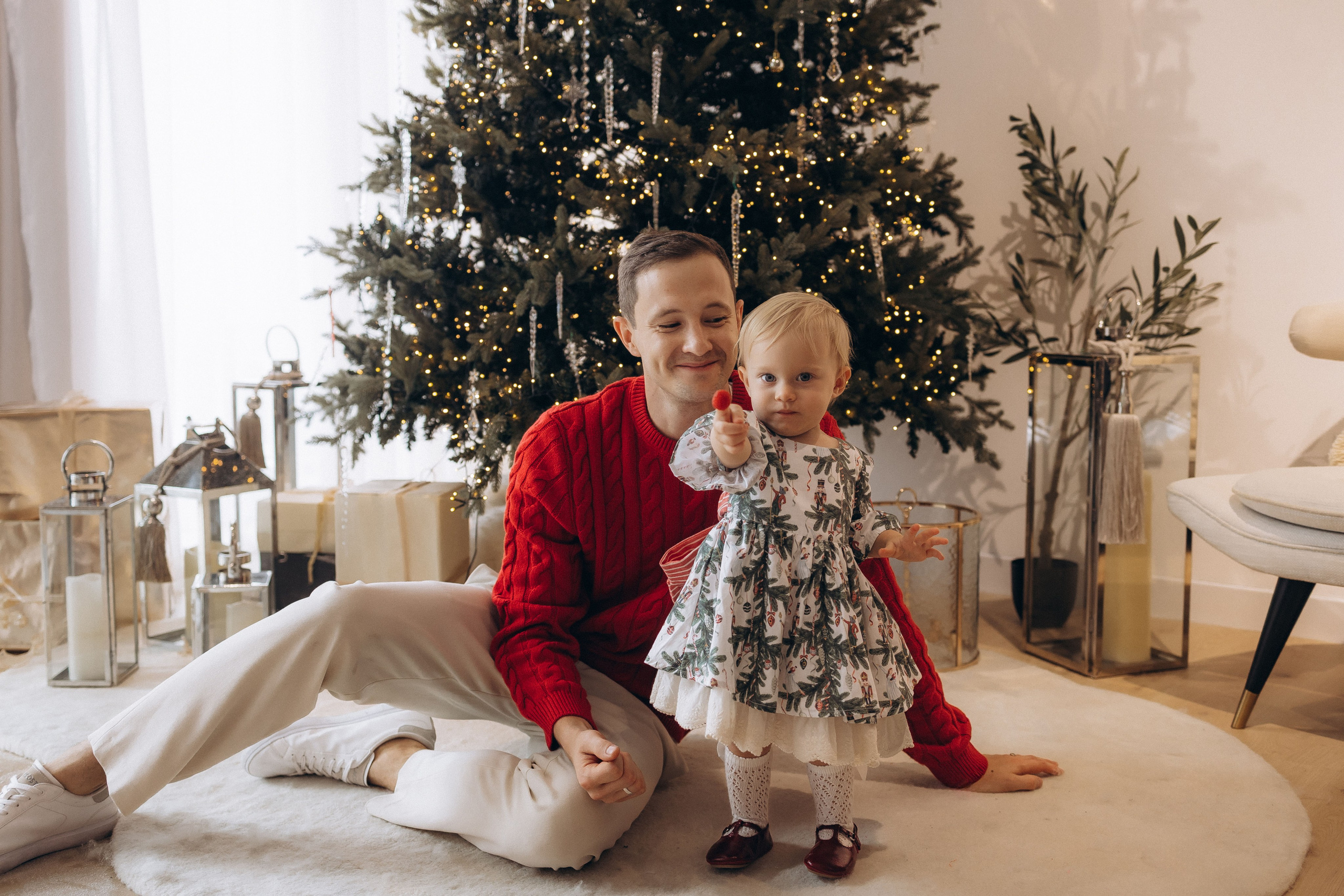 Family Christmas. Фотограф родов, семей и новорожденных малышей в Дубае
