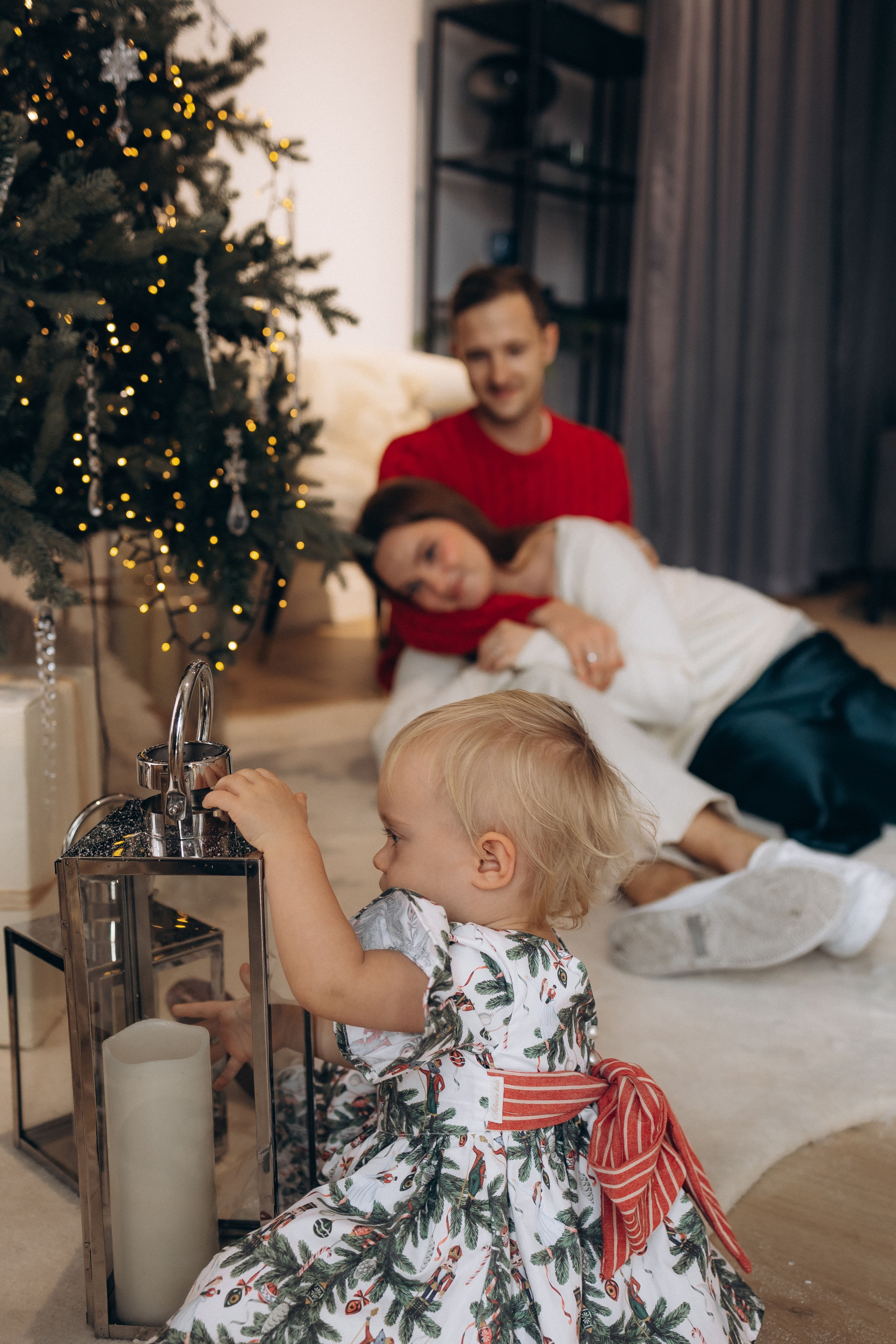 Family Christmas. Фотограф родов, семей и новорожденных малышей в Дубае