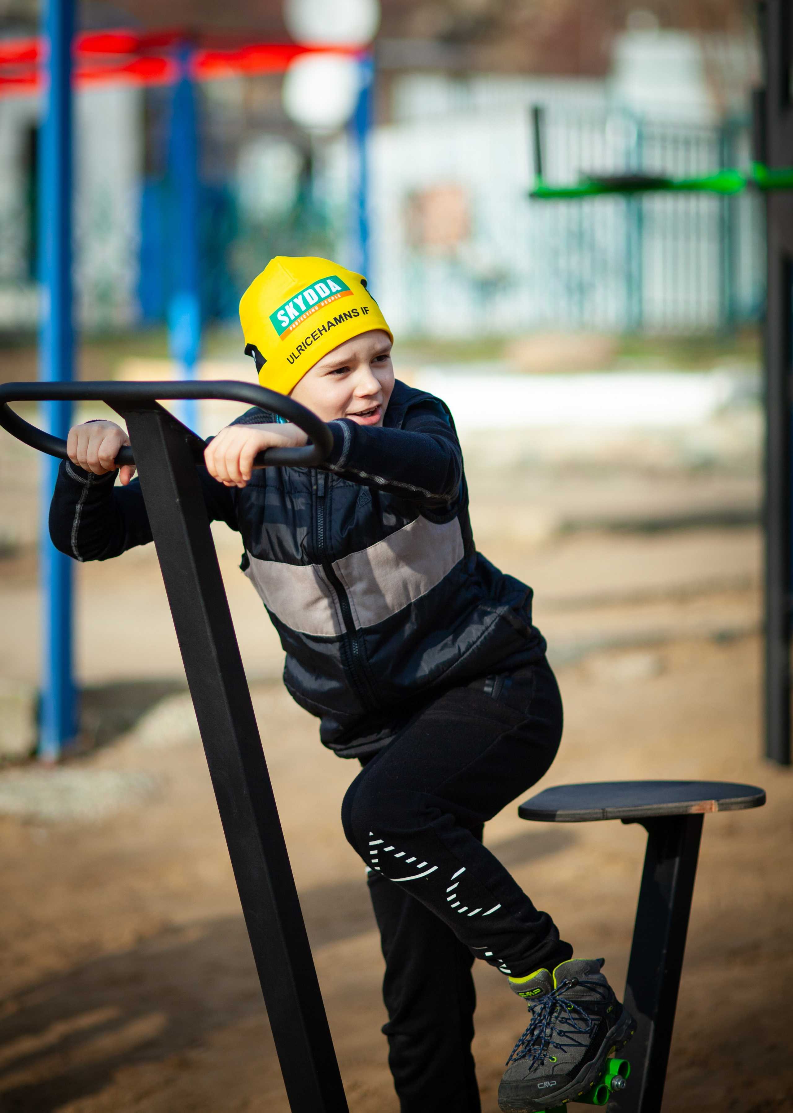 Мішка на тренируванні