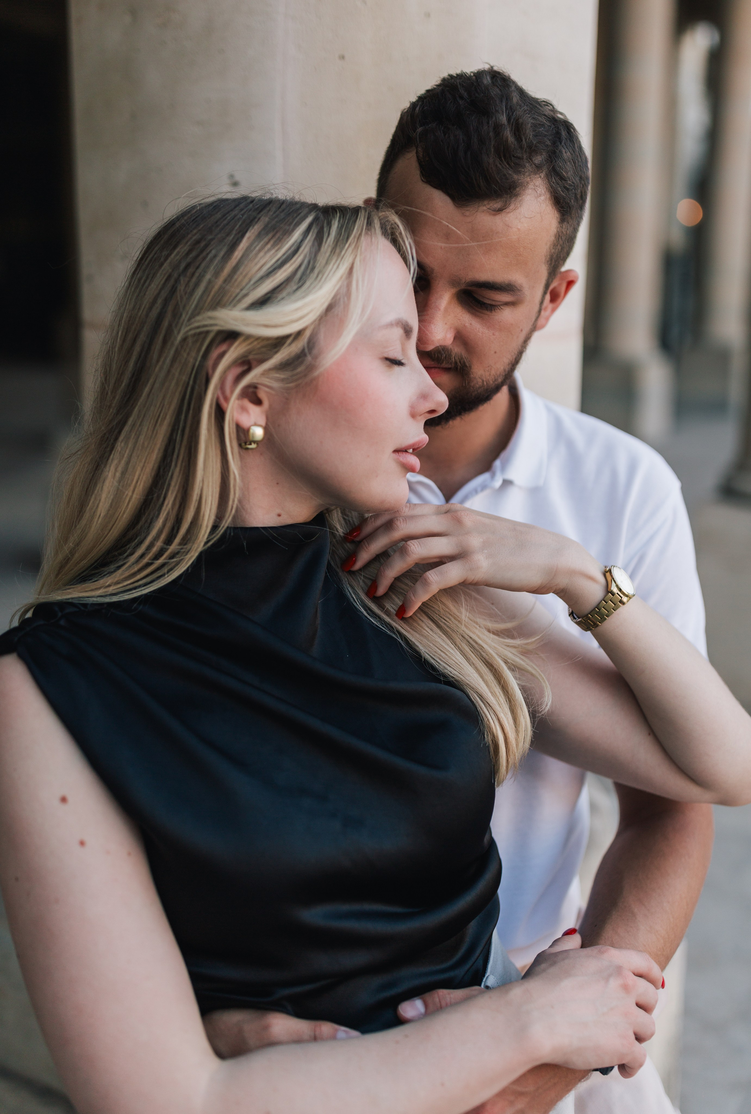 Paris couple shooting. Фотограф, Руан, Франция