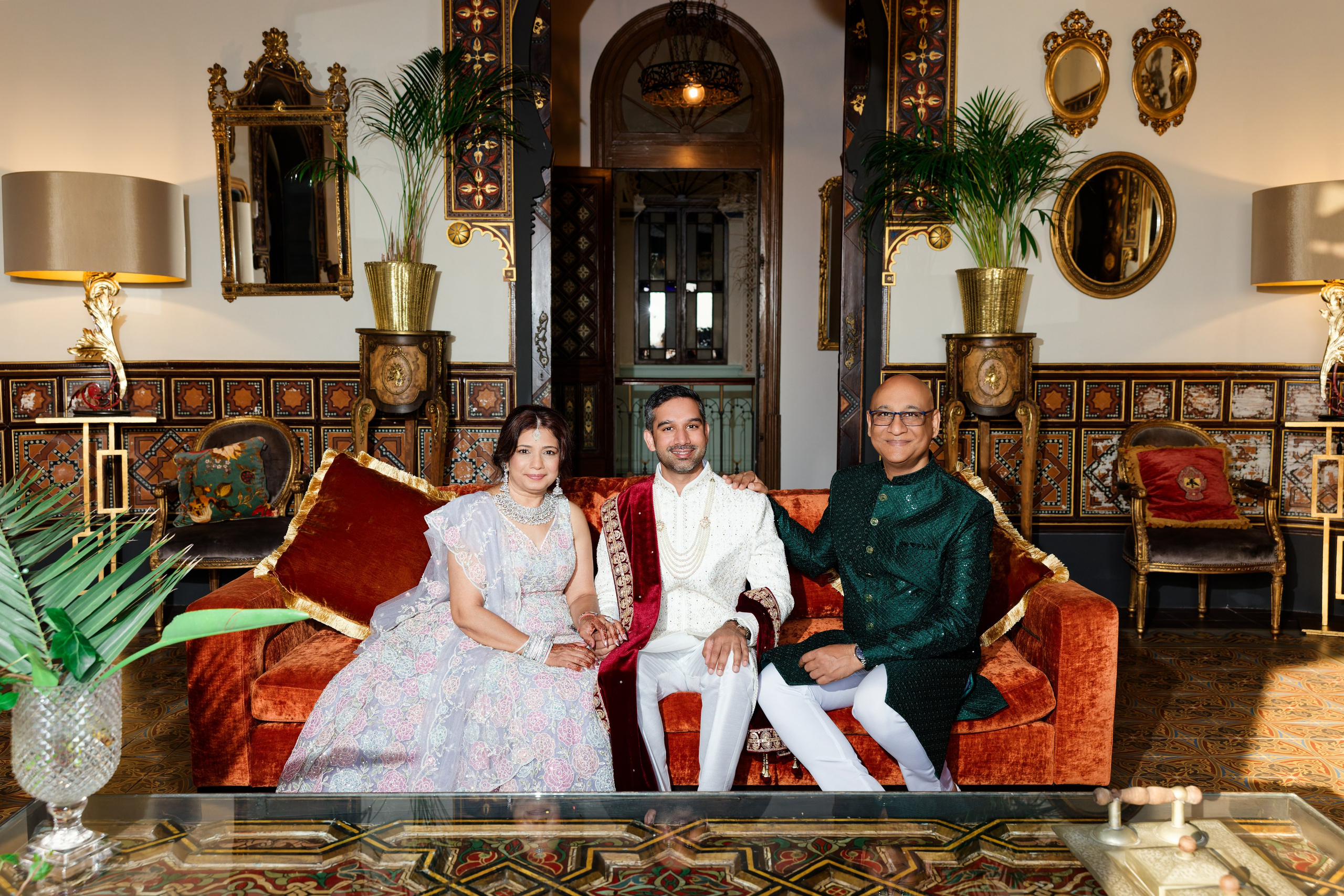 Indian wedding at Gran Villa Rosa, Barcelona