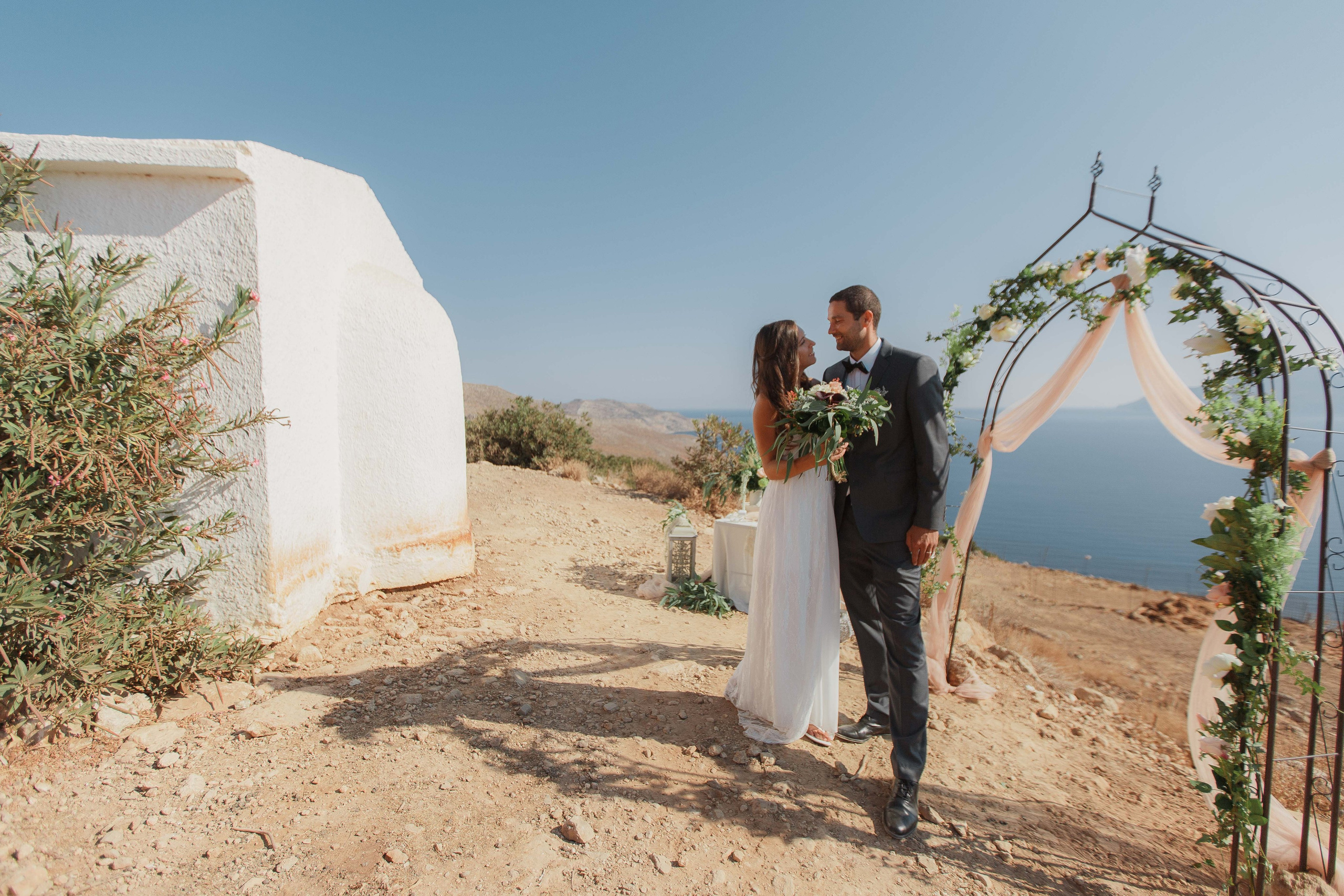 Marino & Steffi, Crete. Denny Savon — Photographer in Santorini | Weddings, Love Stories & Flying Dress