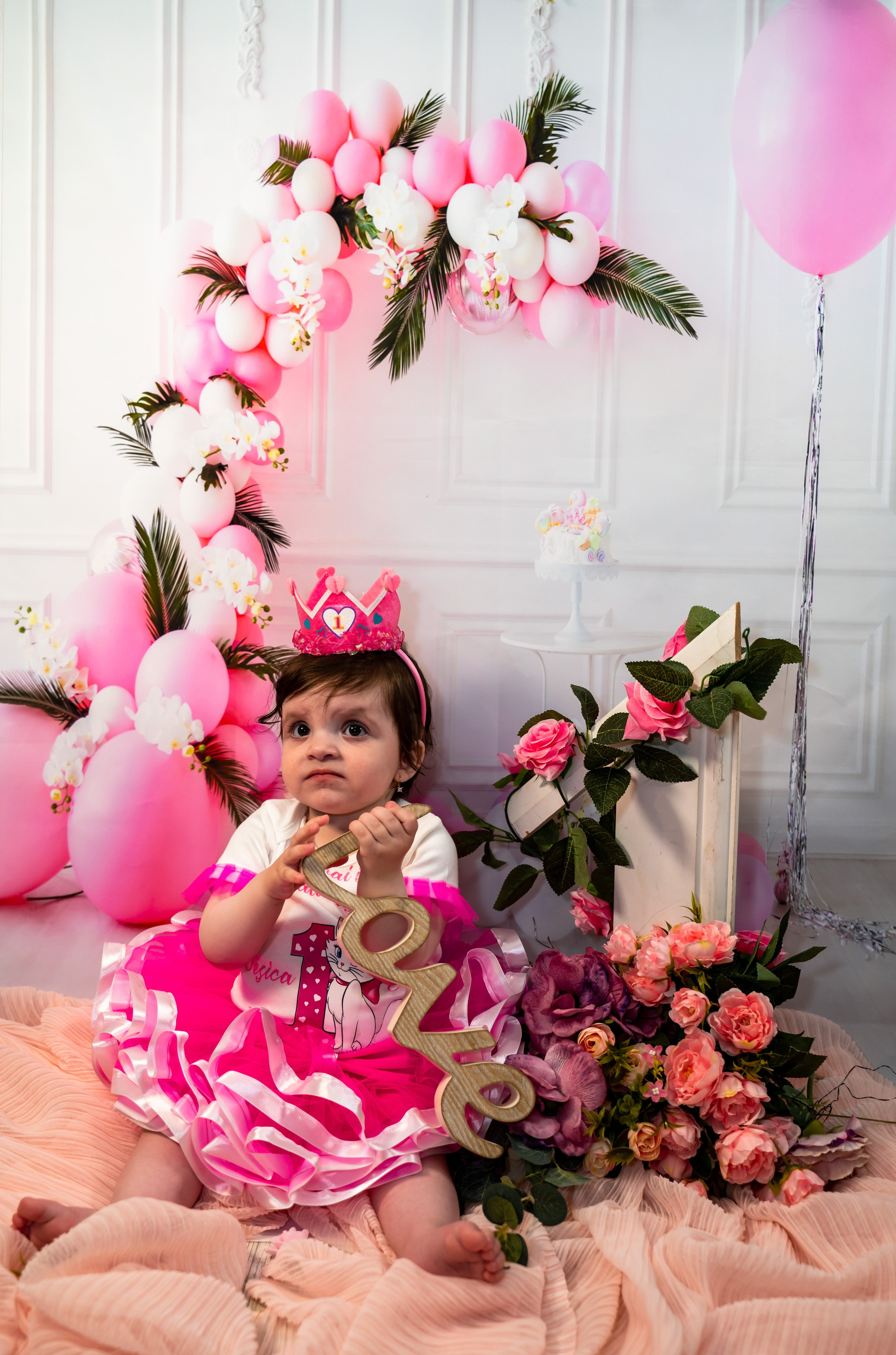 Smash the cake. Lucia Adam Family Photography