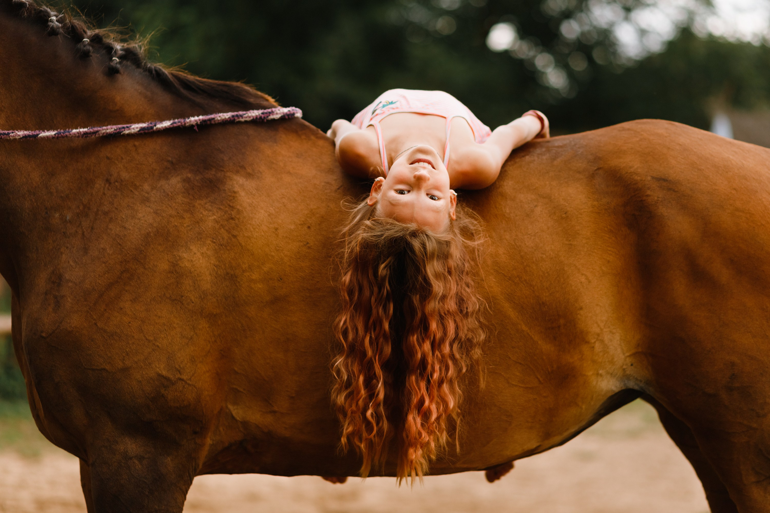 Girls & horses, summer. Kaja | fotograf psów we Wrocławiu