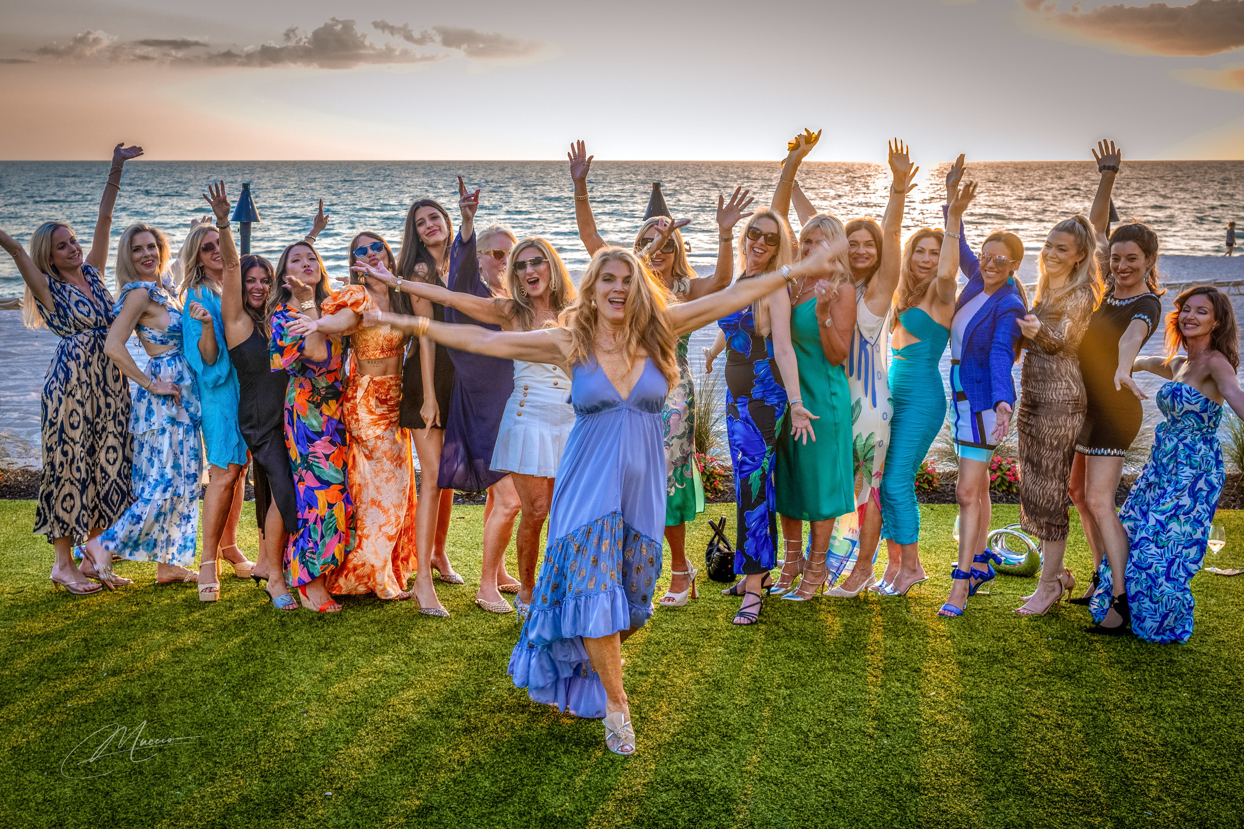 Kathy and Friends at La Playa. Out and About 239