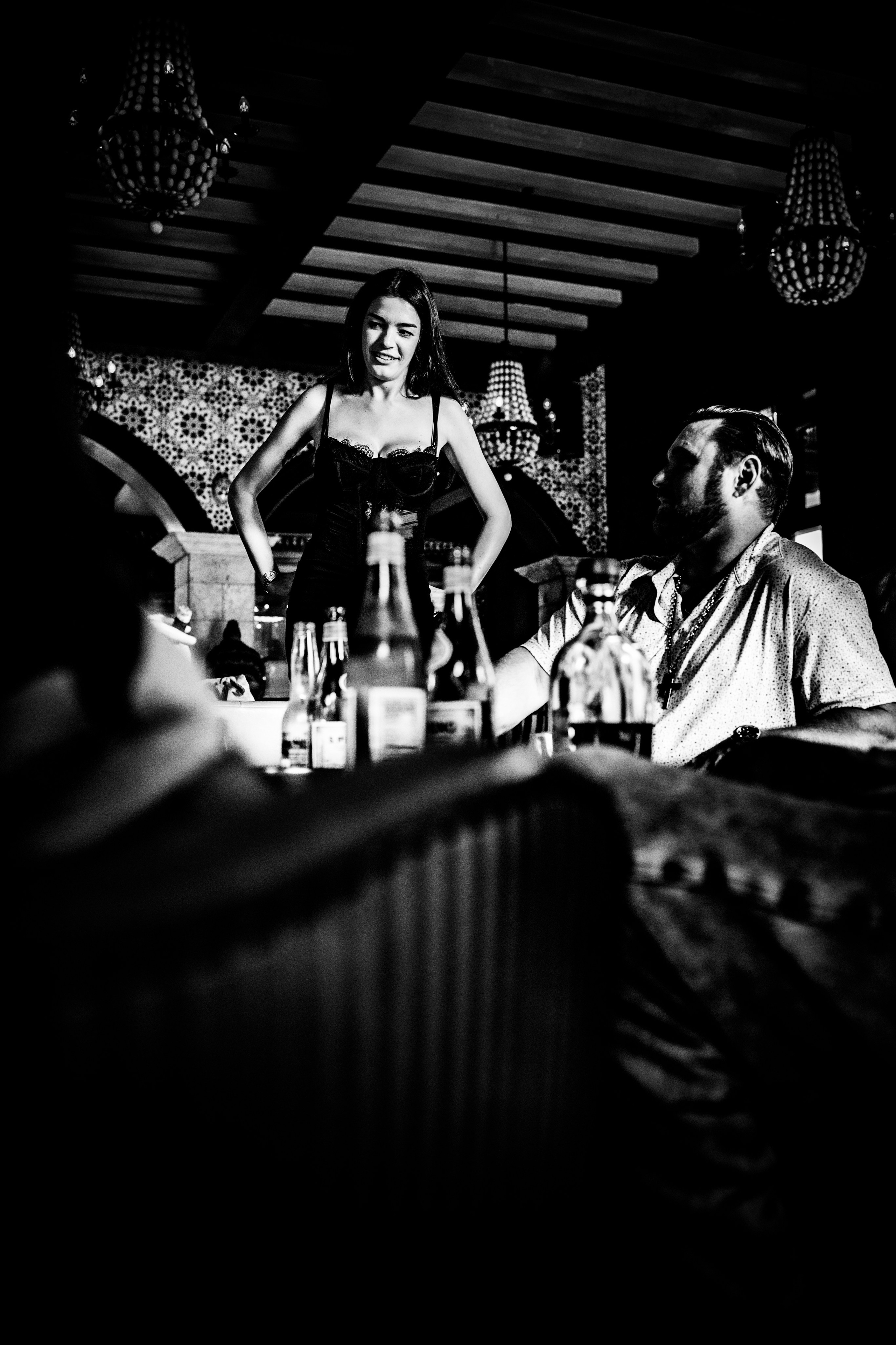 Burn Black and White Series. Out and About 239