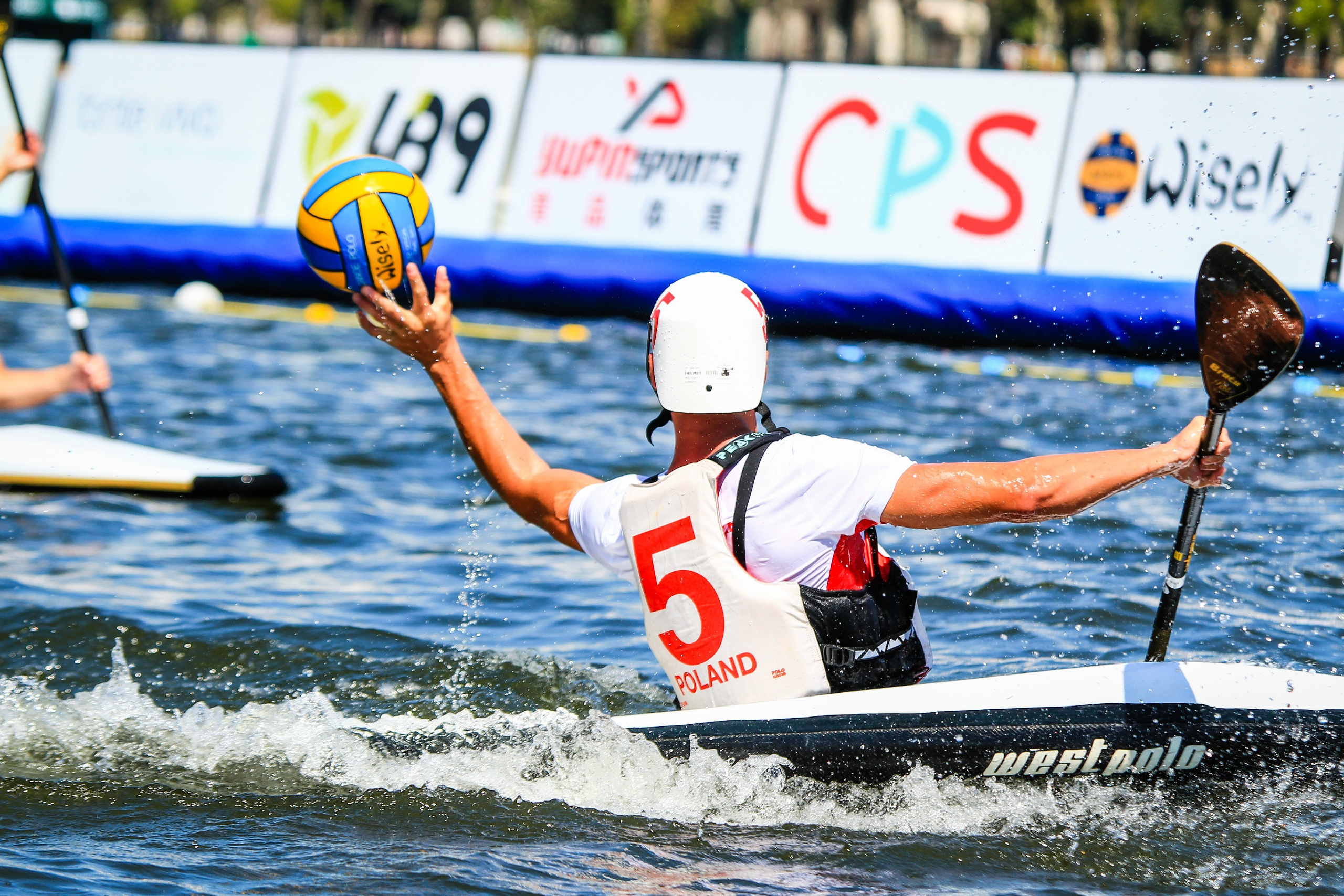 Player at ECA European Canoe Polo Coimbra 2019