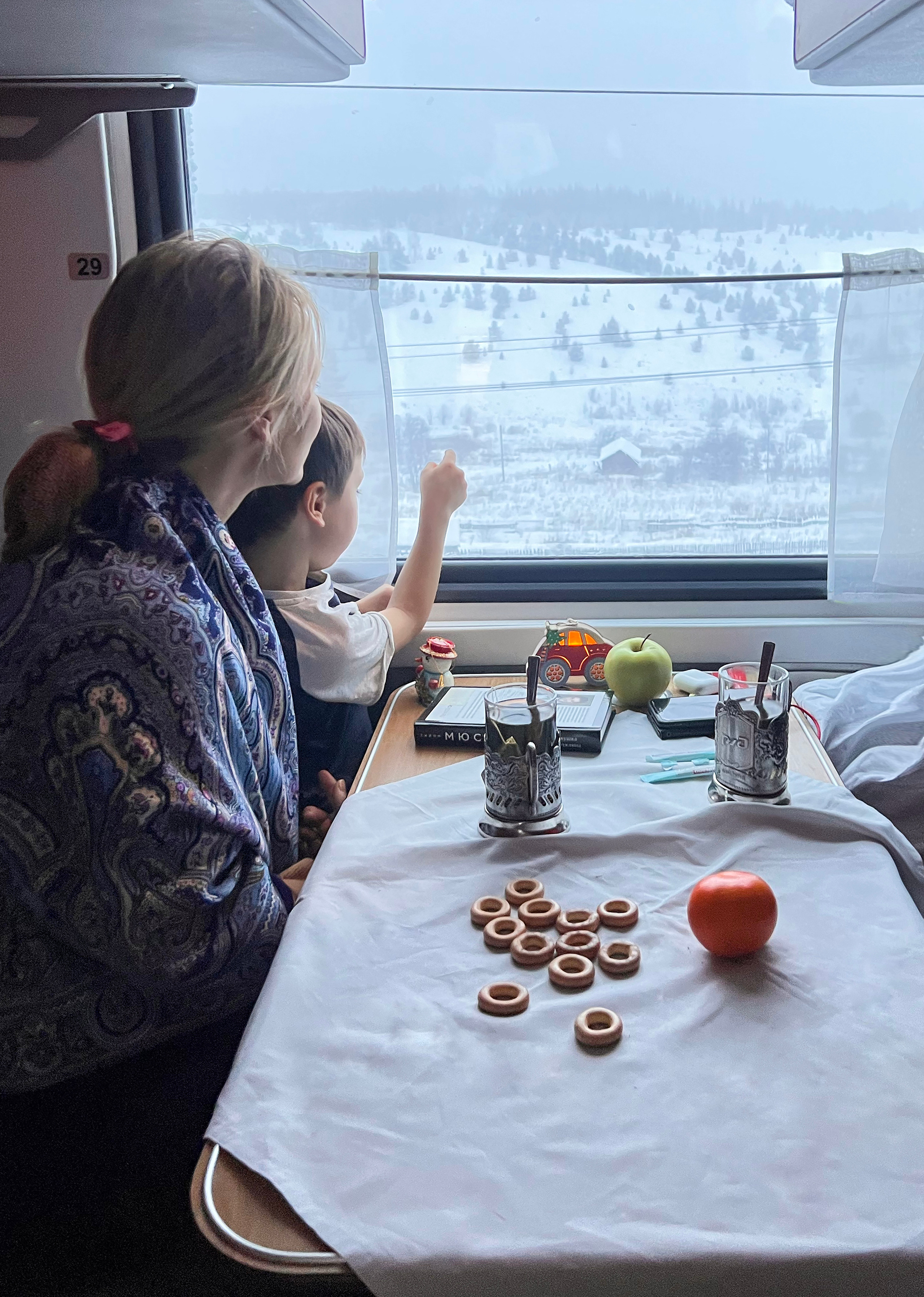 Voyage en train en Russie 