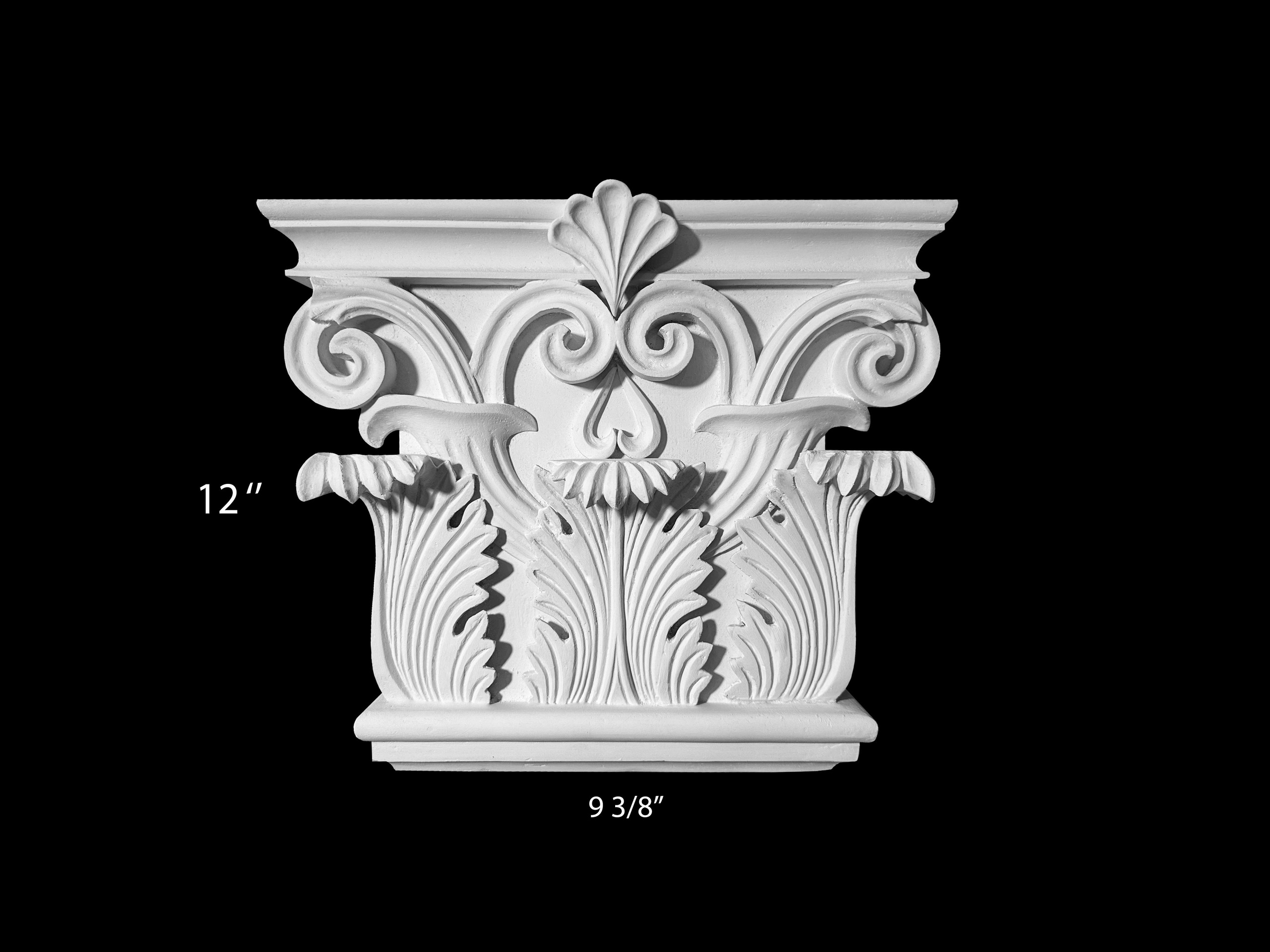 Columns. Plaster molding