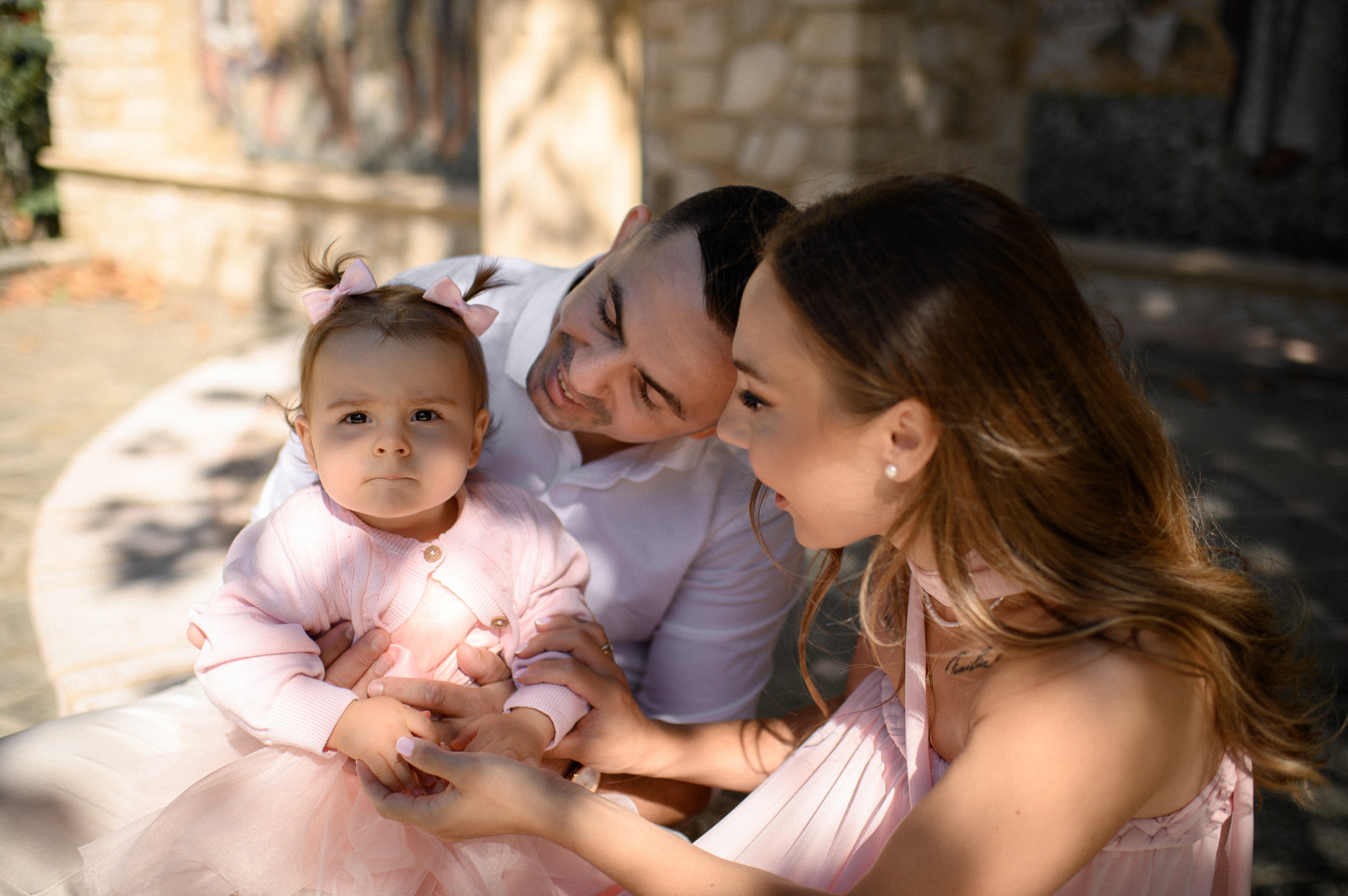 Baptism Aleksandra-Olivia. Family, children, portrait, and event photography in Thessaloniki