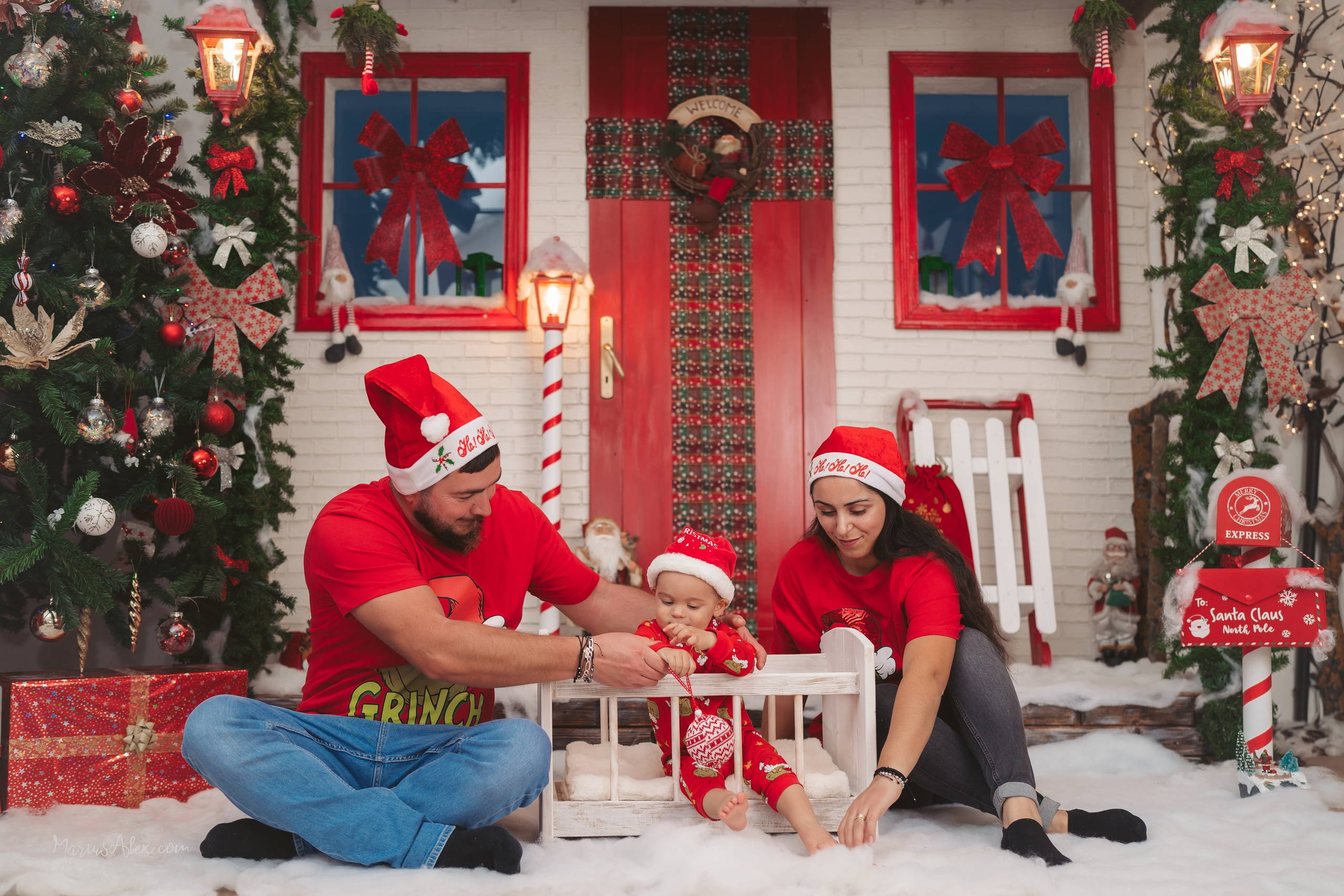 Familia Hacman - Un Crăciun de poveste. Marius Alex fotograf de eveniment si portret din Suceava