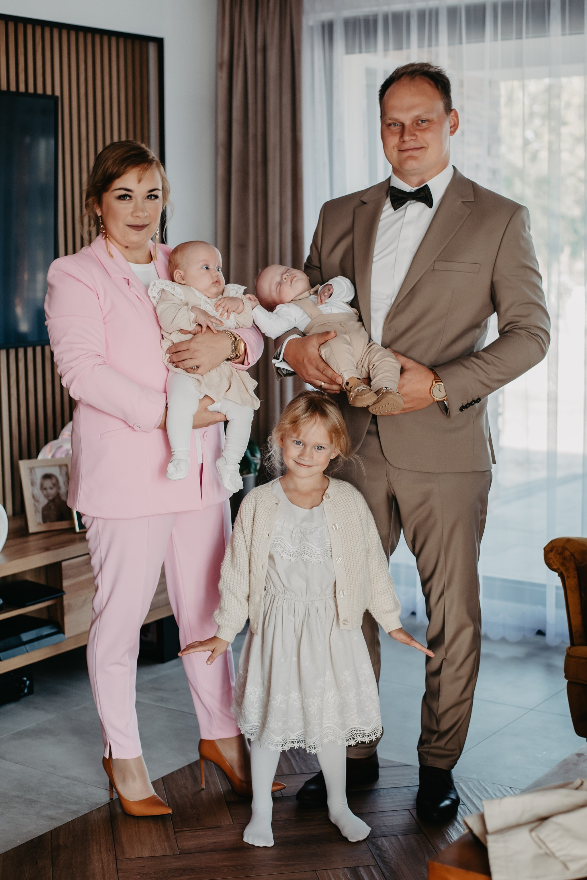 Chrzest Święty Tosi i Jasia. Dominika Strachacka Fotografia | Fotograf ślubny i rodzinny Opole Lubelskie Lublin