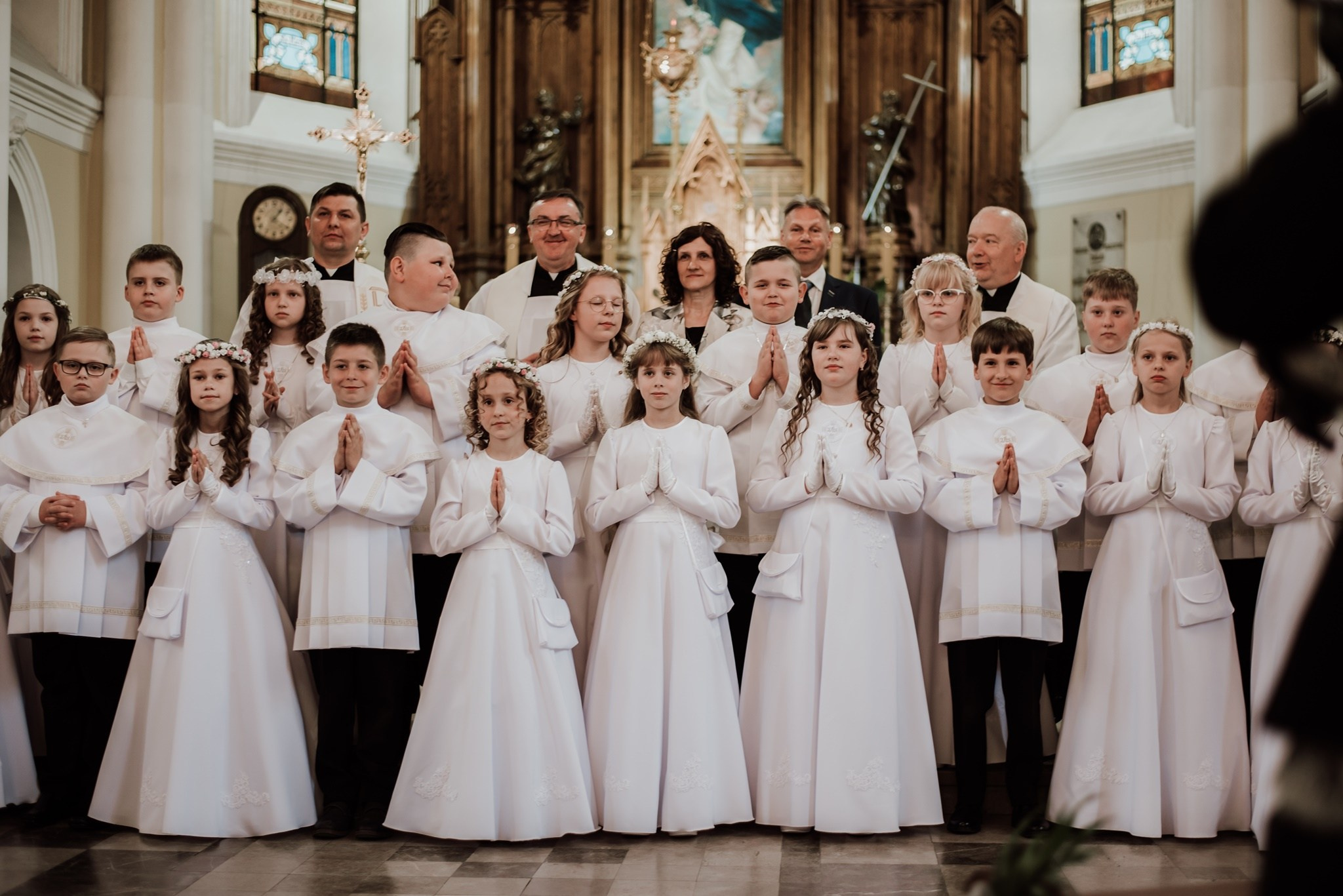 I Komunia Św. Zuzi. Dominika Strachacka Fotografia | Fotograf ślubny i rodzinny Opole Lubelskie Lublin