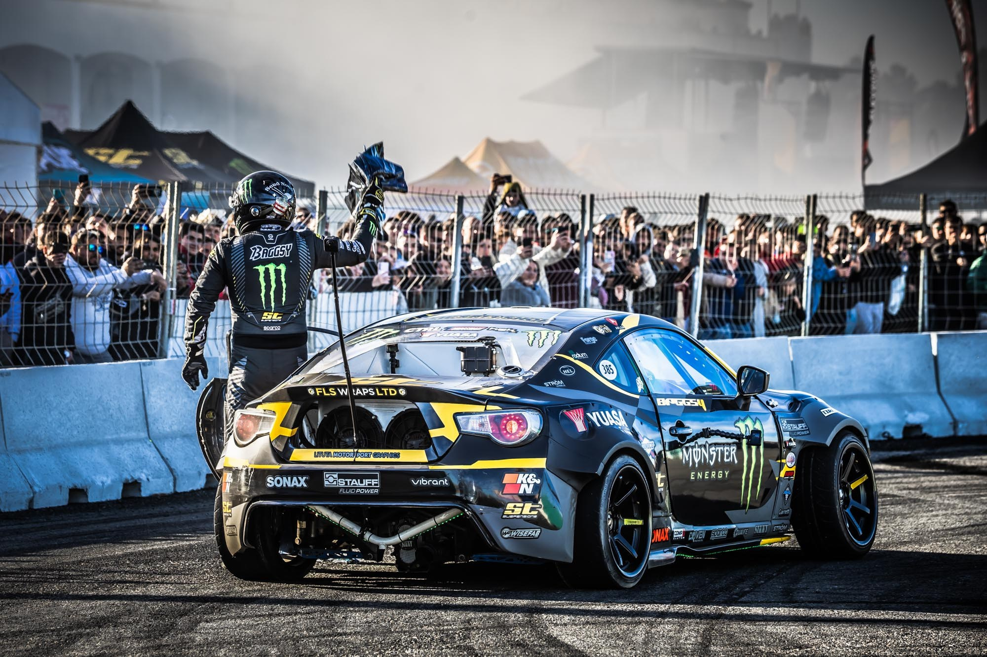 Drift. Deporte de captura de motor