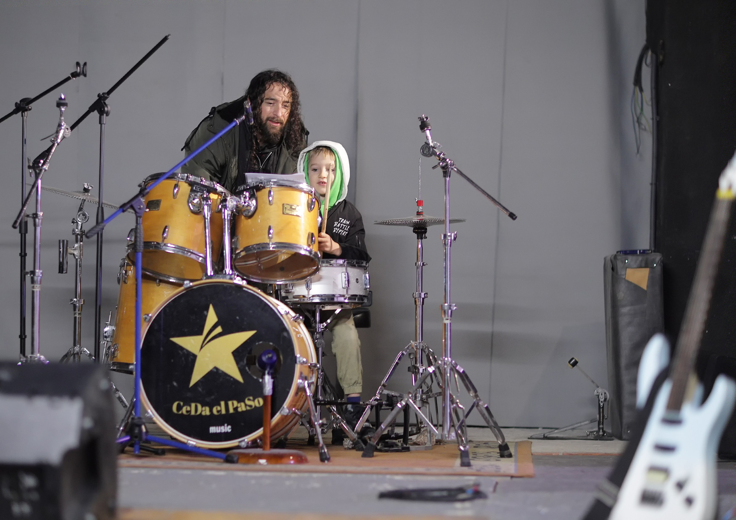 Clases de batería. Associaciò cultural La Granja Alcoy España
