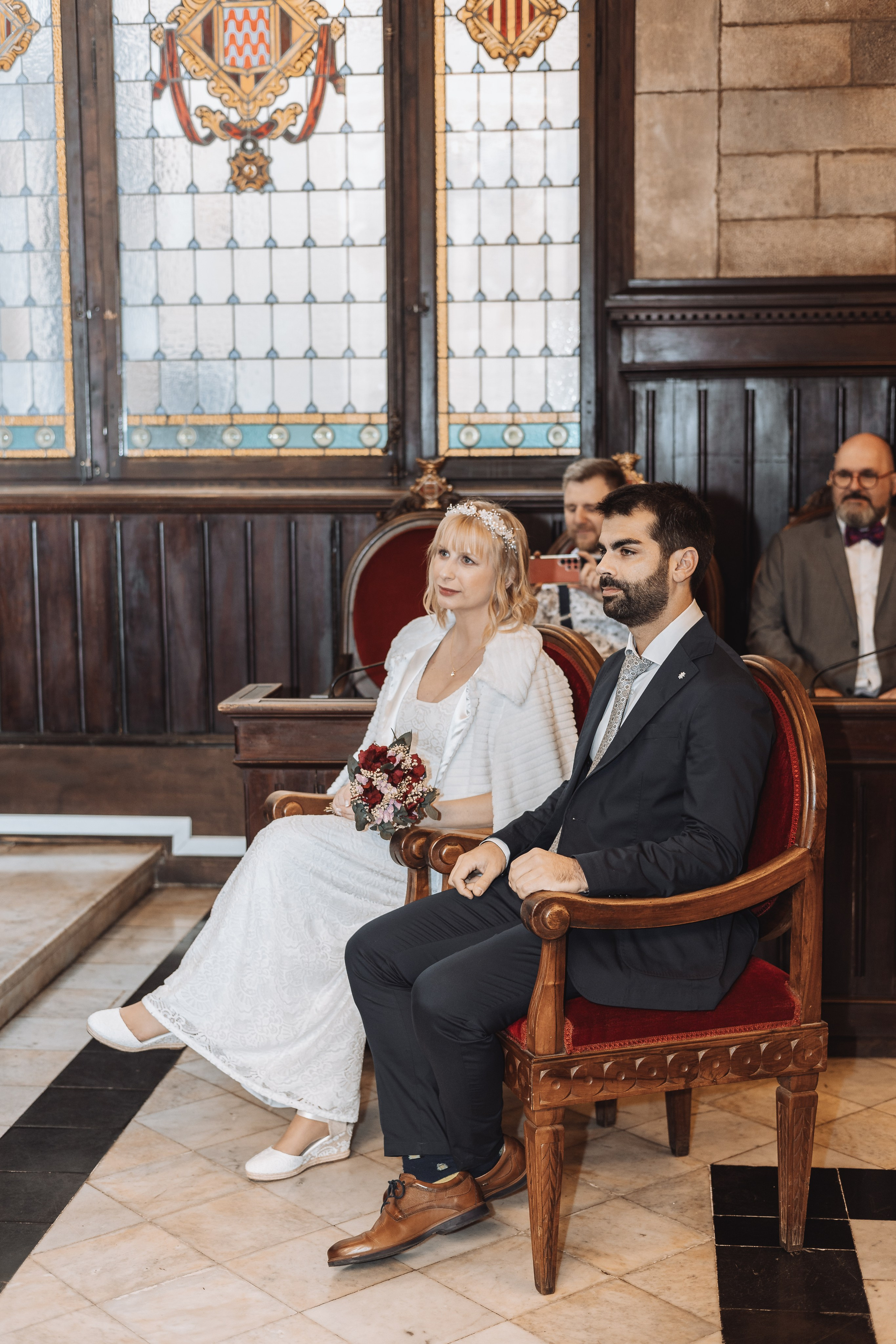 Sarah+Marc, 23.11.2024, Ayuntamiento de Girona. Свадебный фотограф в Каталонии