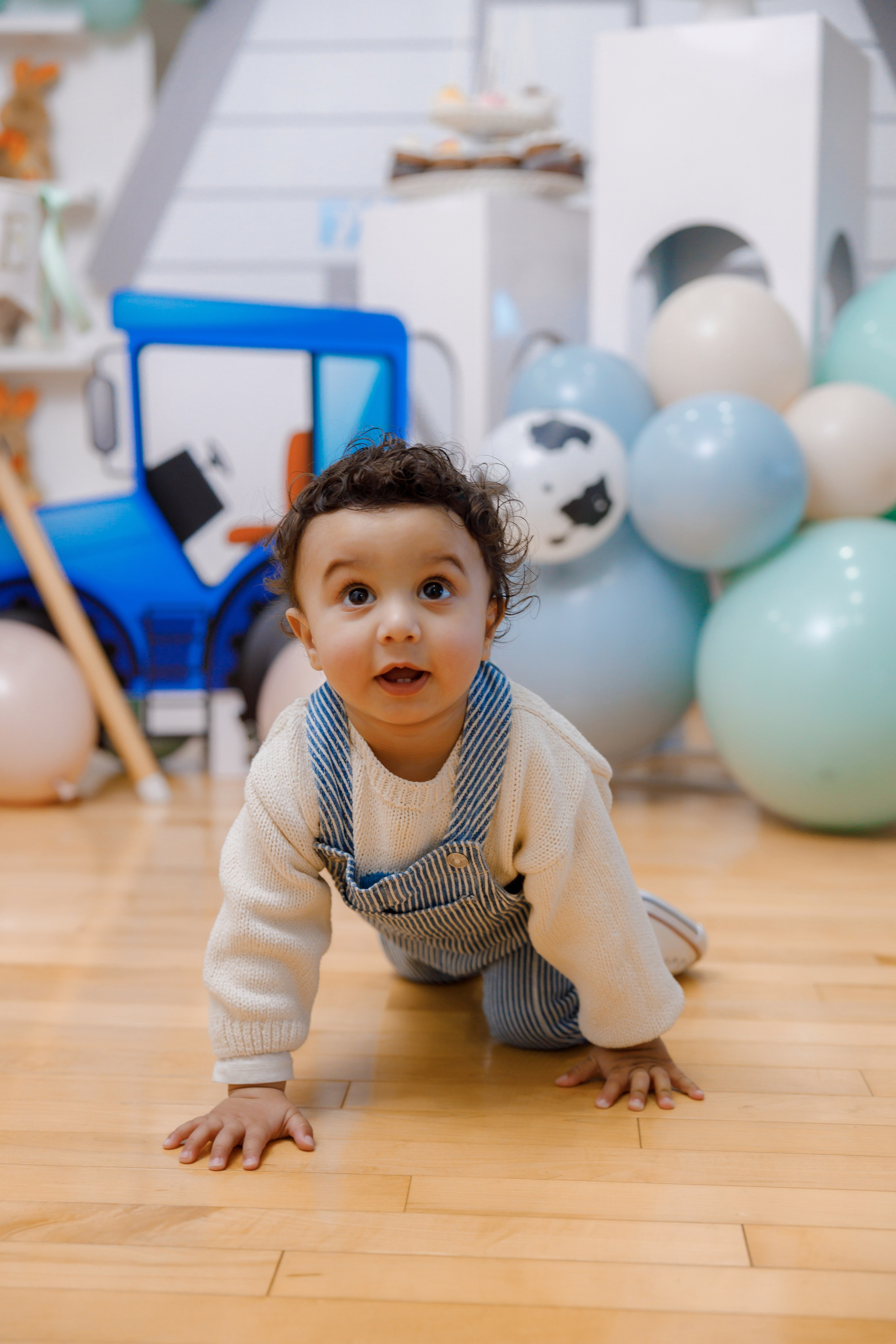 Fateh’s 1st birthday. Home