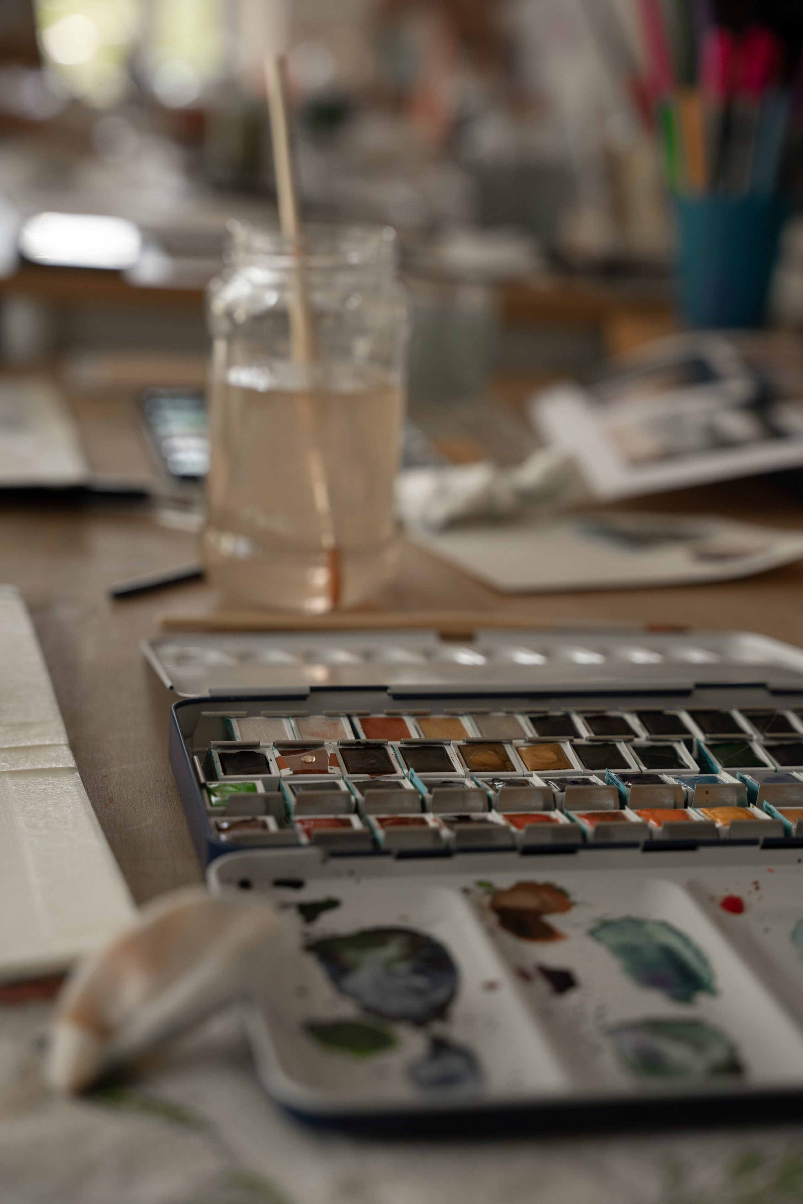 Мастер-класс по акварели. Lera Berg — портретный фотограф и ретушер в Мюнхене