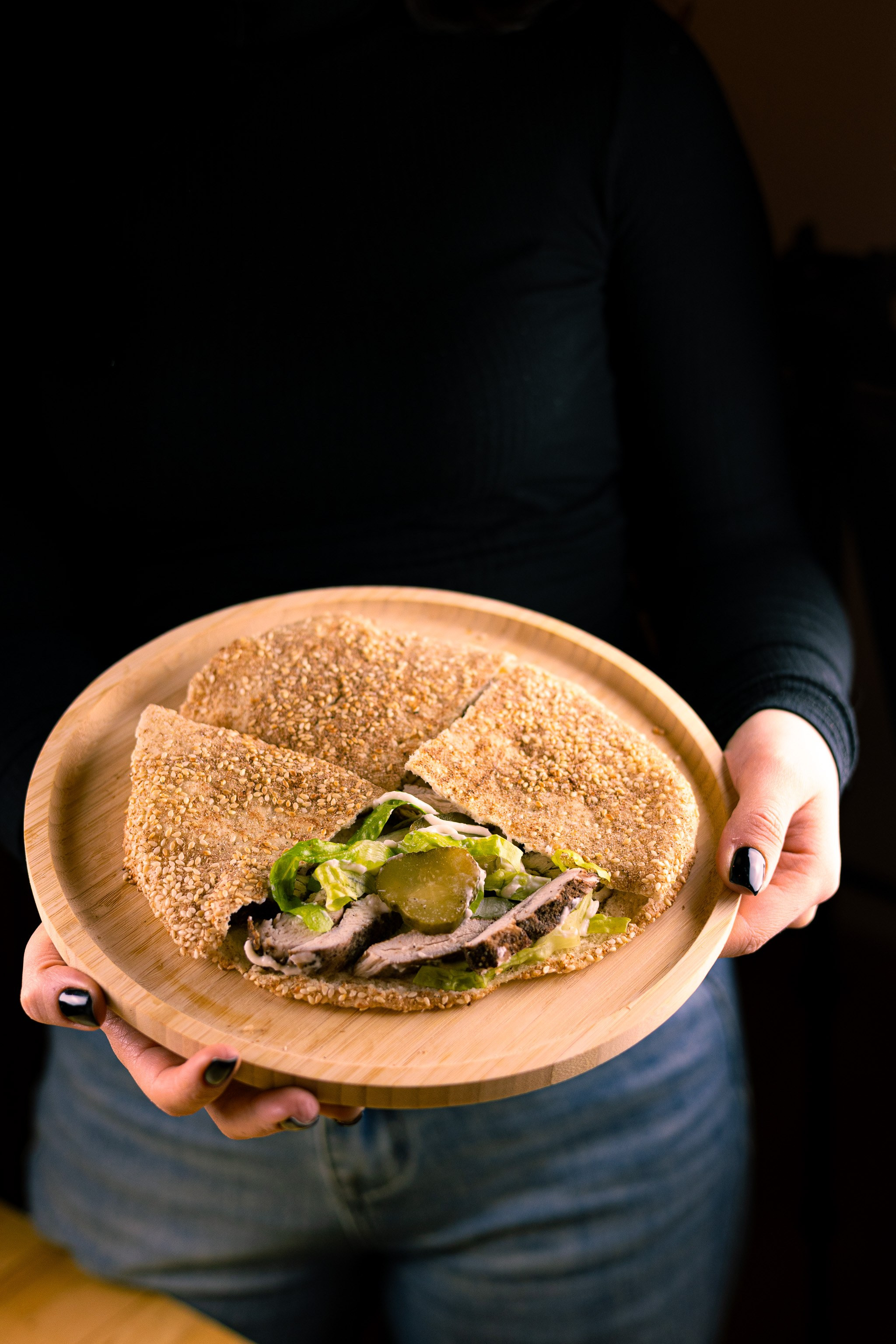 photographie culinaire sandwich fromage fondu plateau bois restaurant Loire-Atlantique