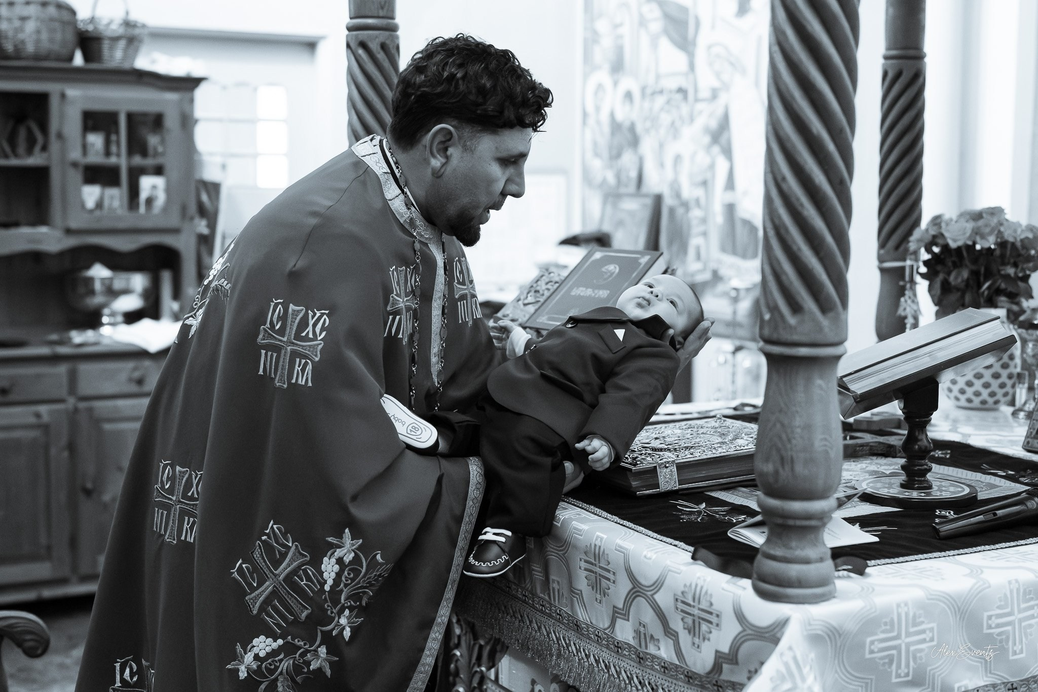 Fotograf Botez Vejle | Biserica Românească | AlexEvents