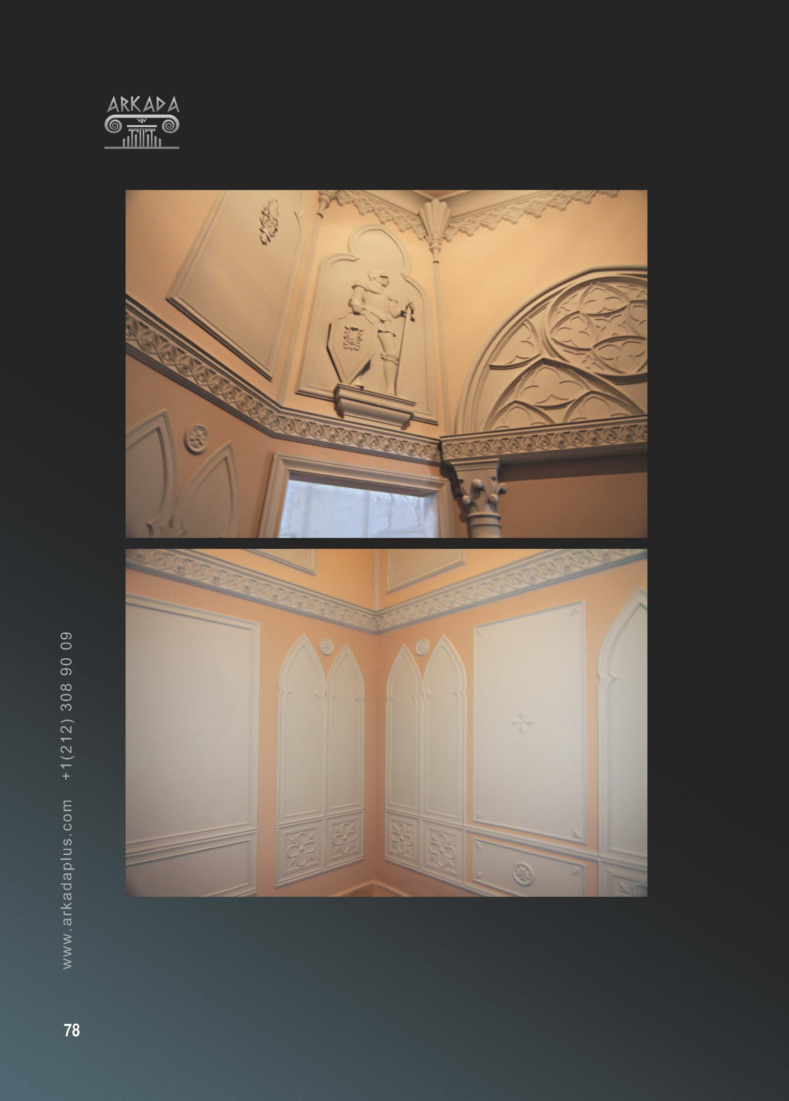 Catalog pages. Plaster molding