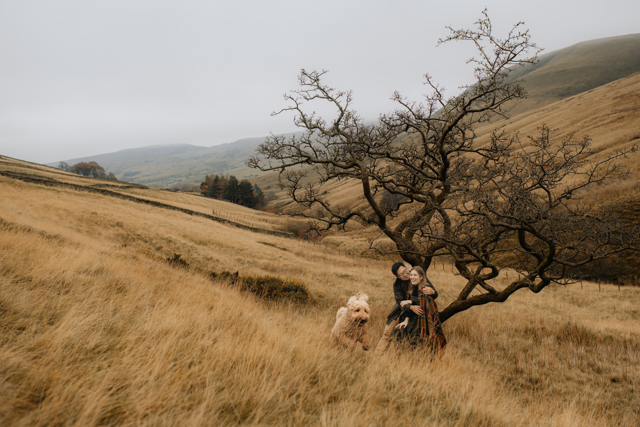 L & C in Peak District. Tania Gandrabur, photographer in West Midlands, England