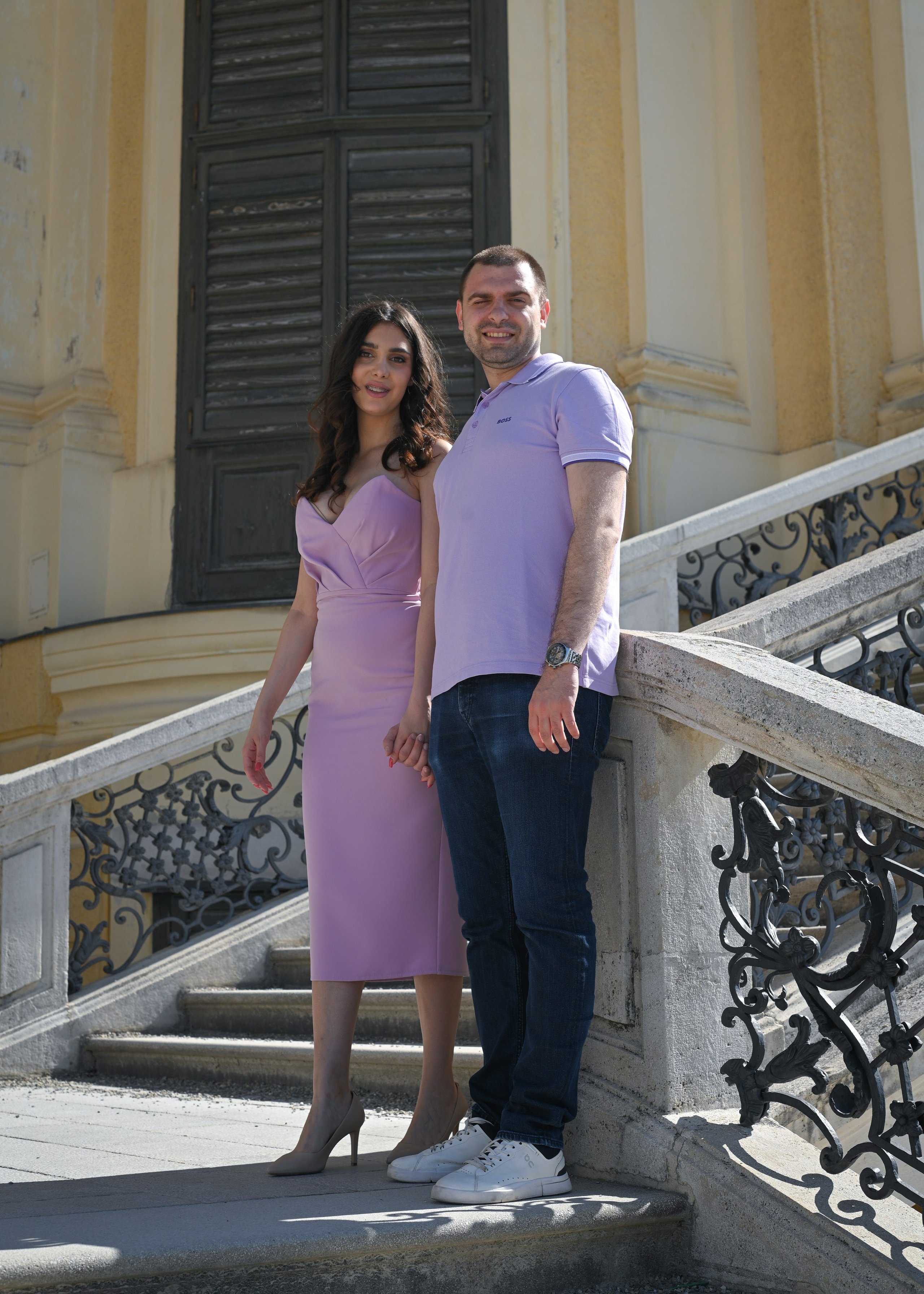 Lazar & Liviana in Vienna. Photo Vienna and Bratislava