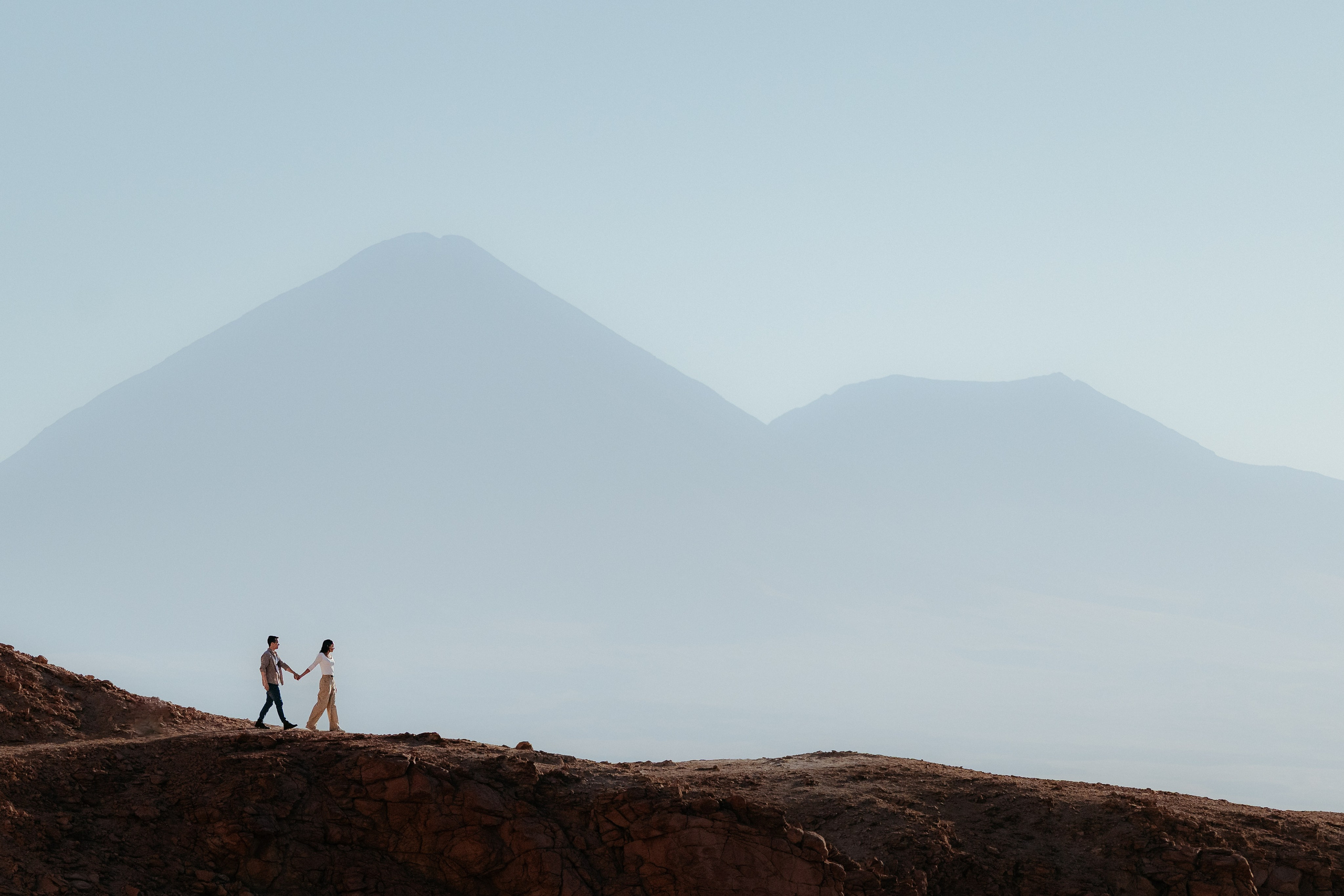 Sessão casual no Vale dos Cogumelos. Fotógrafo em San Pedro de Atacama
