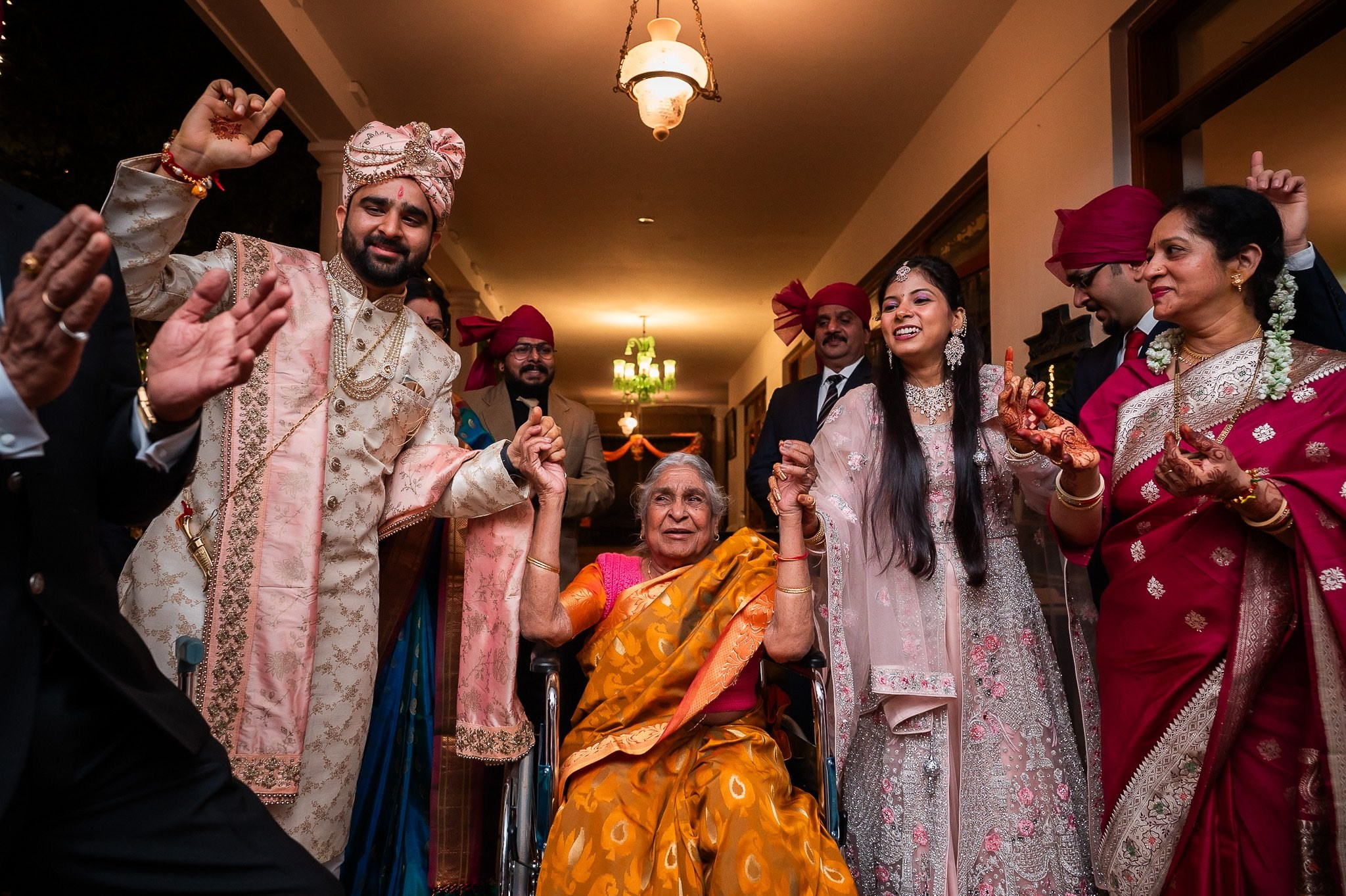 Telugu + Punjabi Fusion Wedding at Le Roma Gardenia resort, Bangalore, India