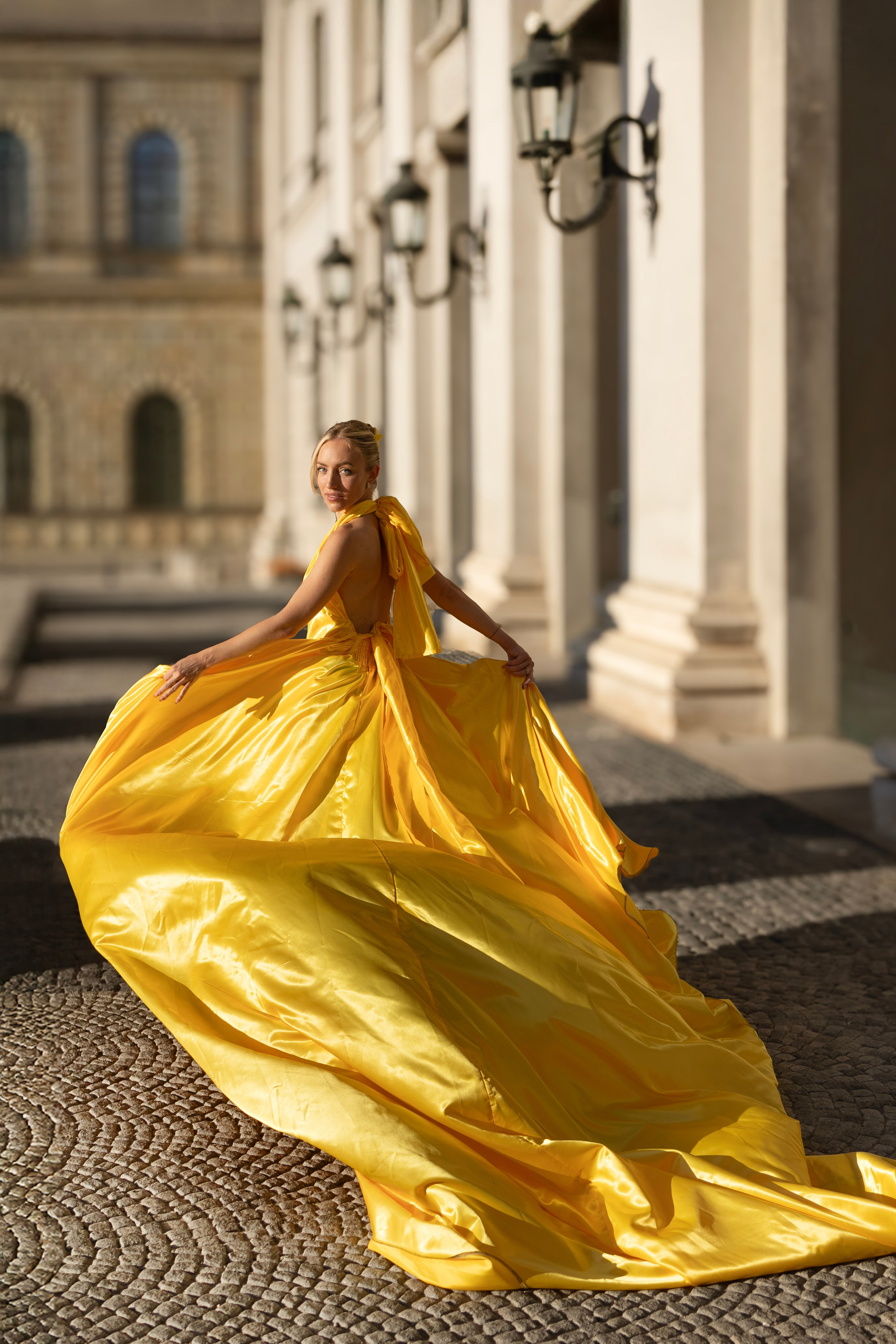 Long dresses shooting. Photographer in Munich