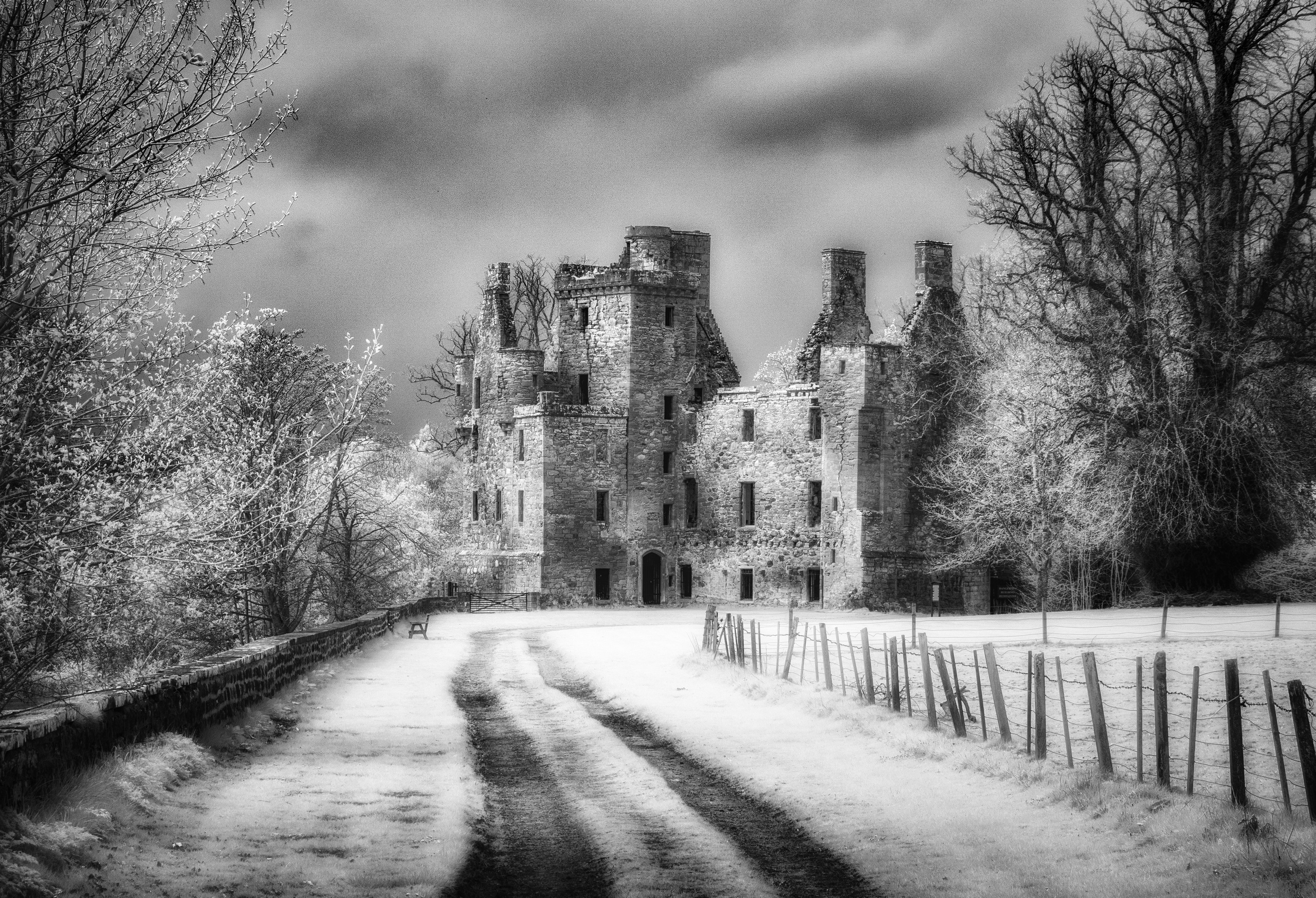 Castles. Infrared Scotland