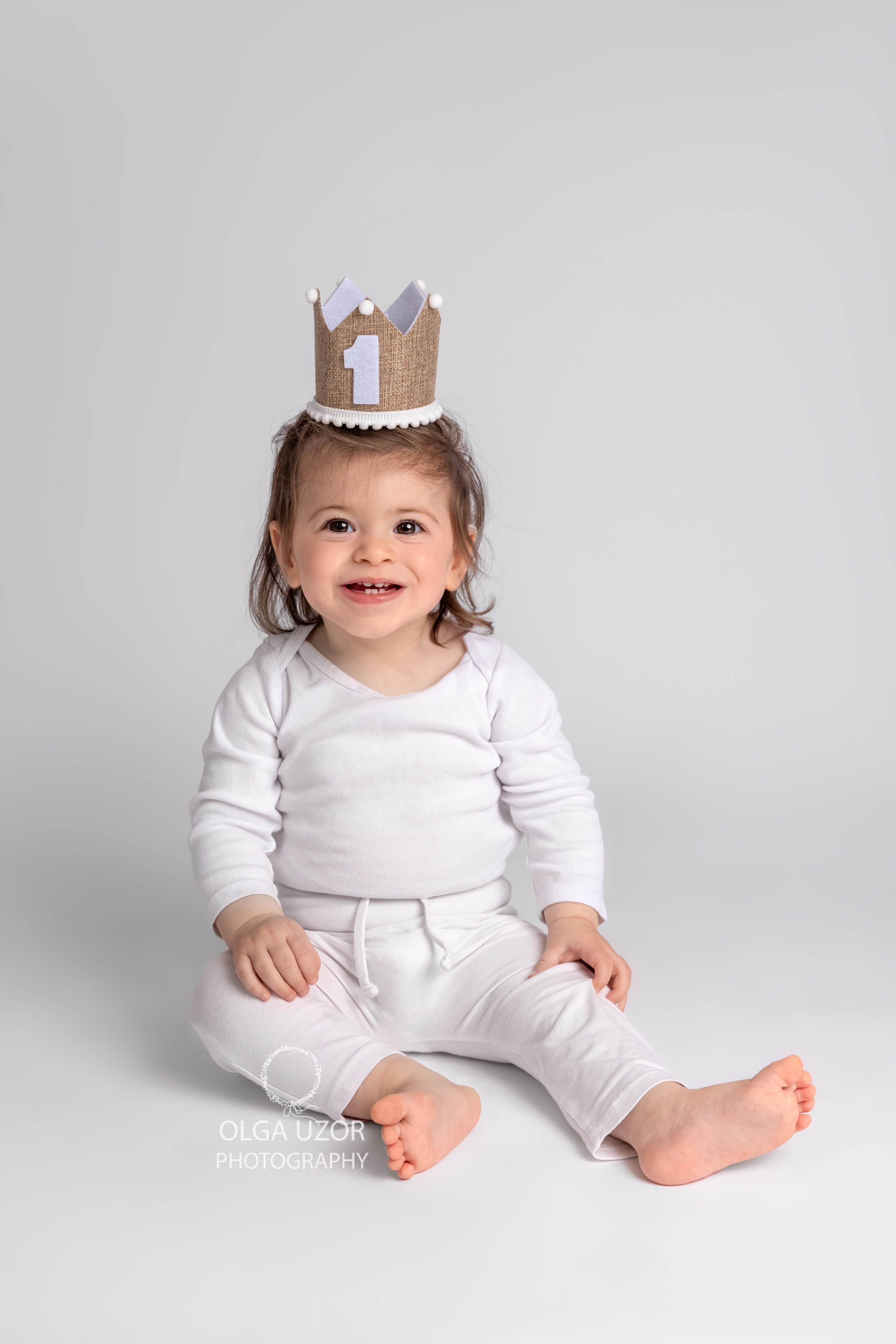 Cake smash baby girl