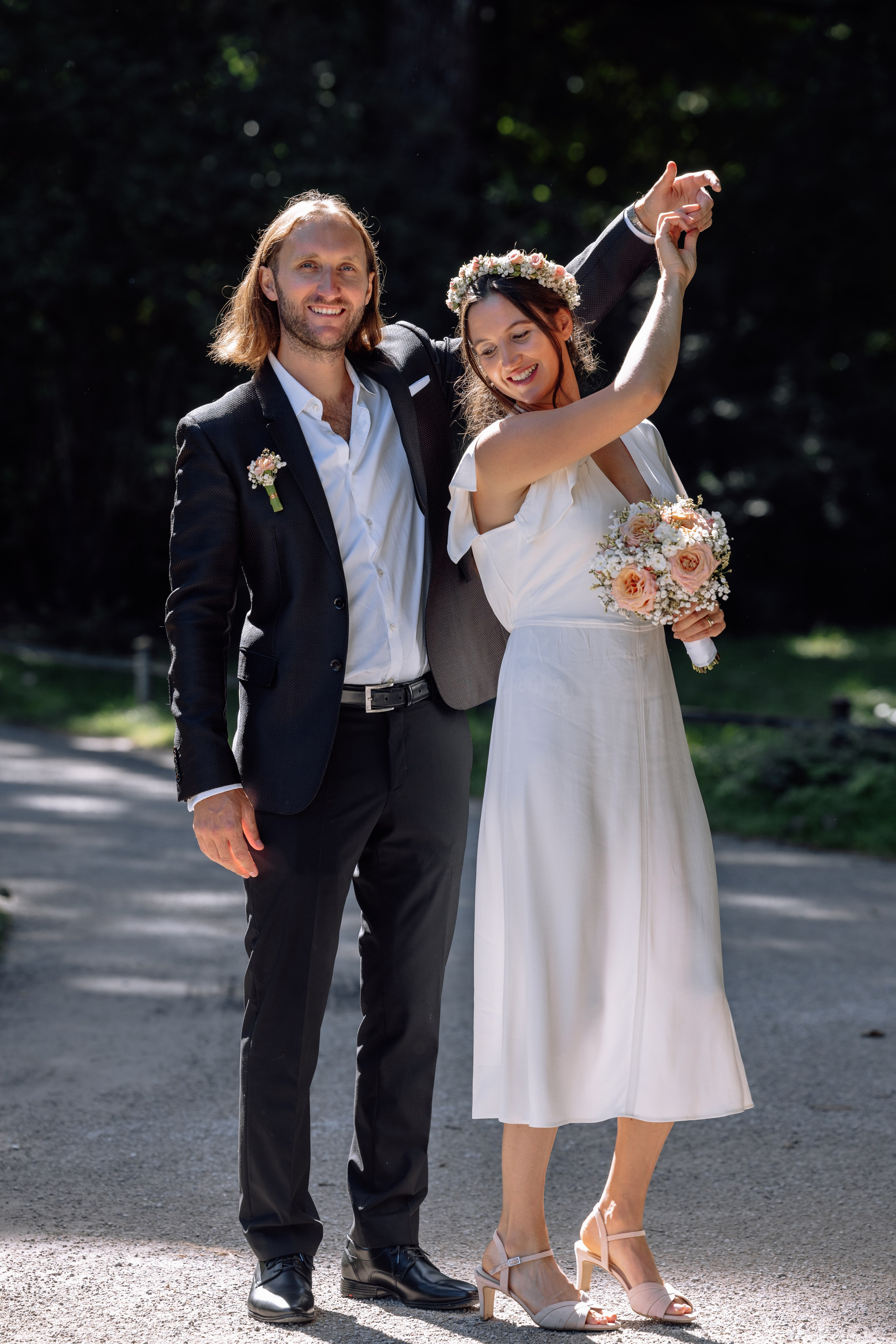 Kleine Familienhochzeit im Standesamt Mandlstrasse 14. Hochzeitsfotograf München Taufe Familienfotograf Tanja Mauke