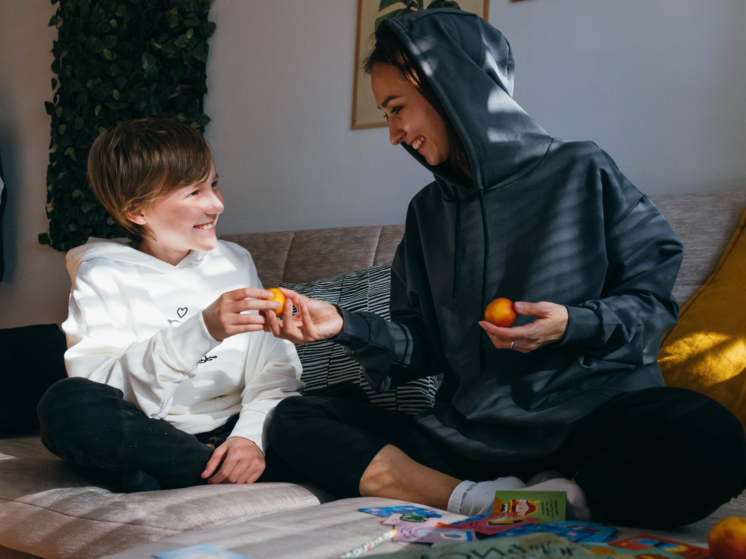 Мама с сыном