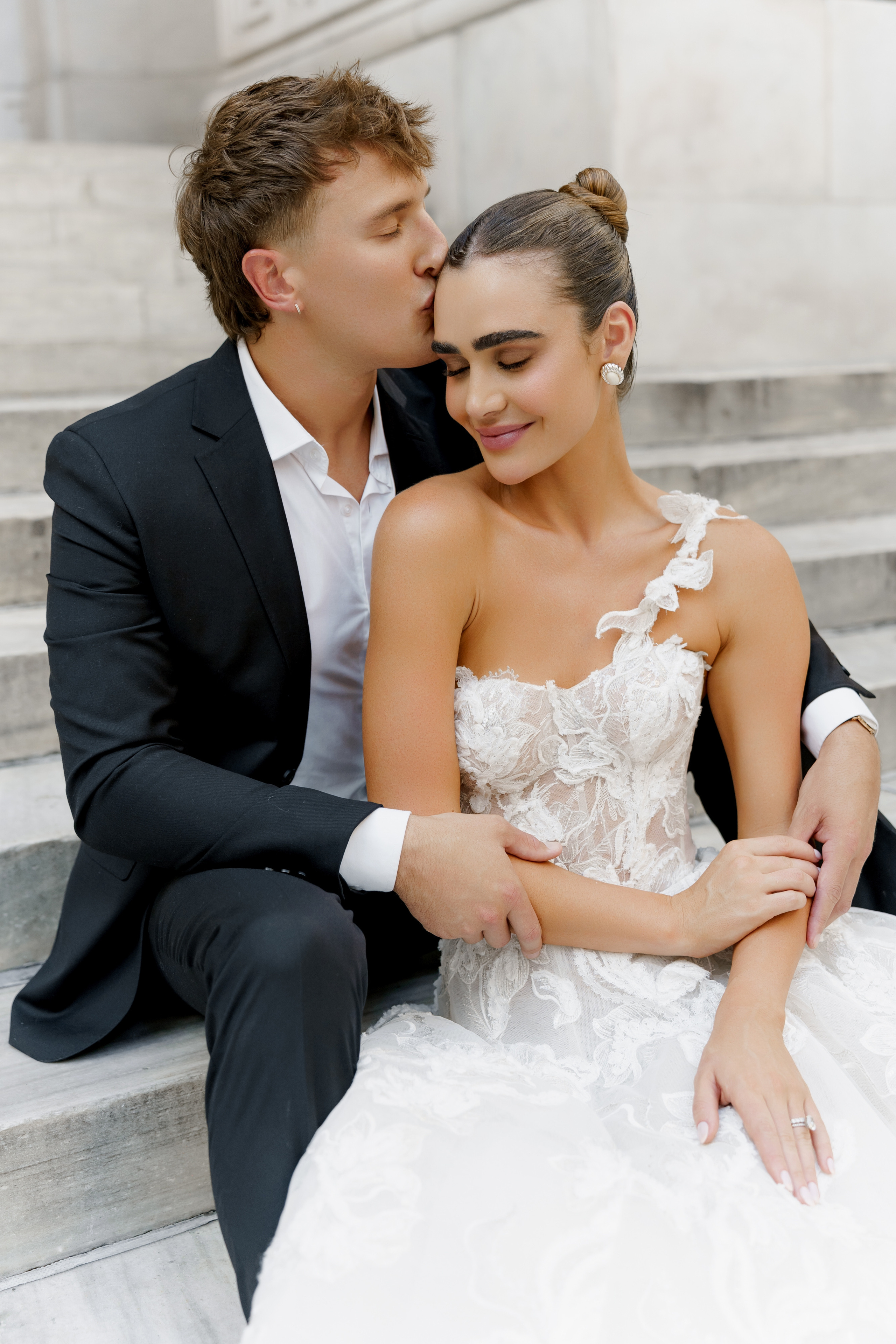 Isadora and Aaron’s Elegant NYC Library and Cathedral Wedding. Wedding photographer and videographer New York | New Jersey