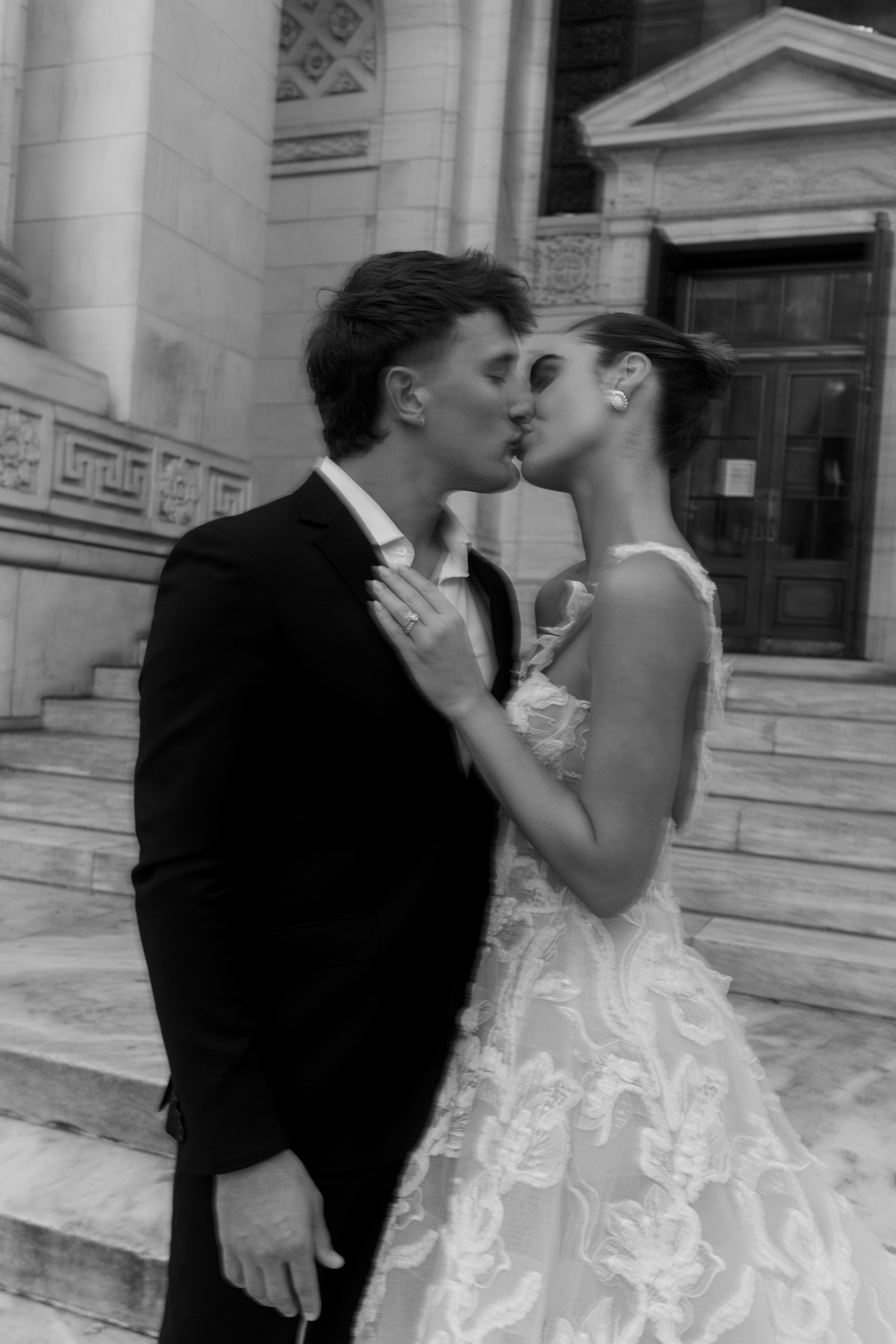 Isadora and Aaron’s Elegant NYC Library and Cathedral Wedding. Wedding photographer and videographer New York | New Jersey