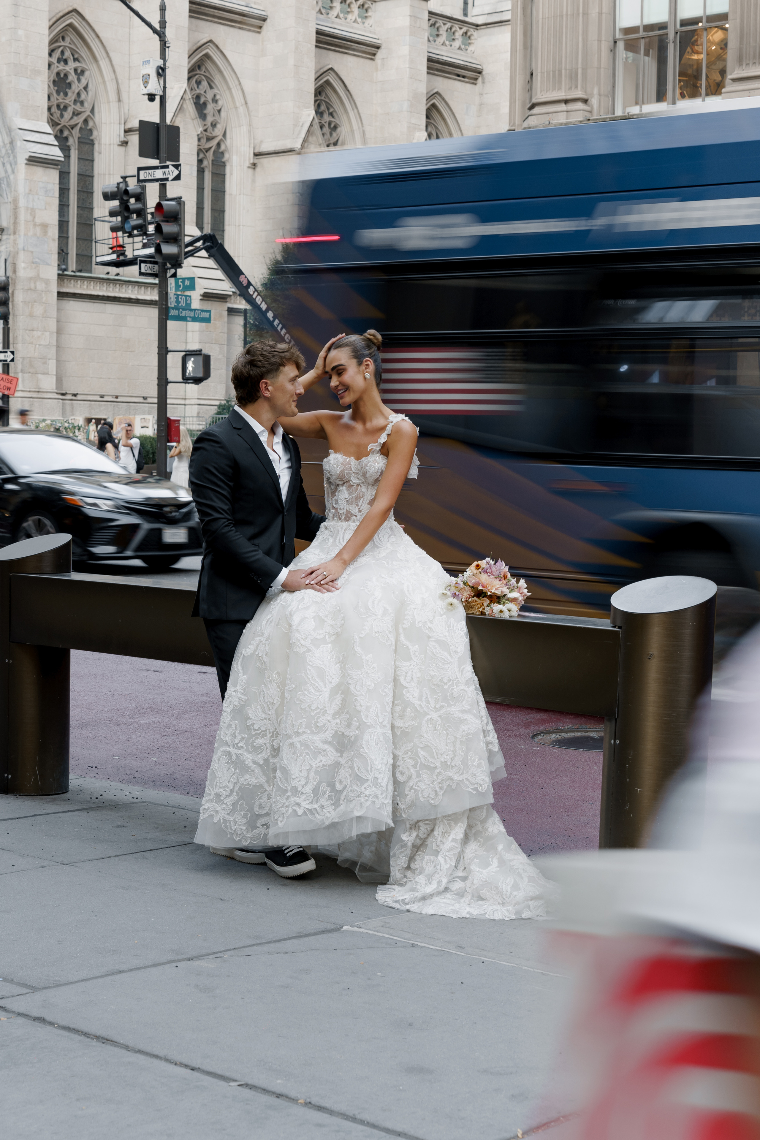 Isadora and Aaron’s Elegant NYC Library and Cathedral Wedding. Wedding photographer and videographer New York | New Jersey
