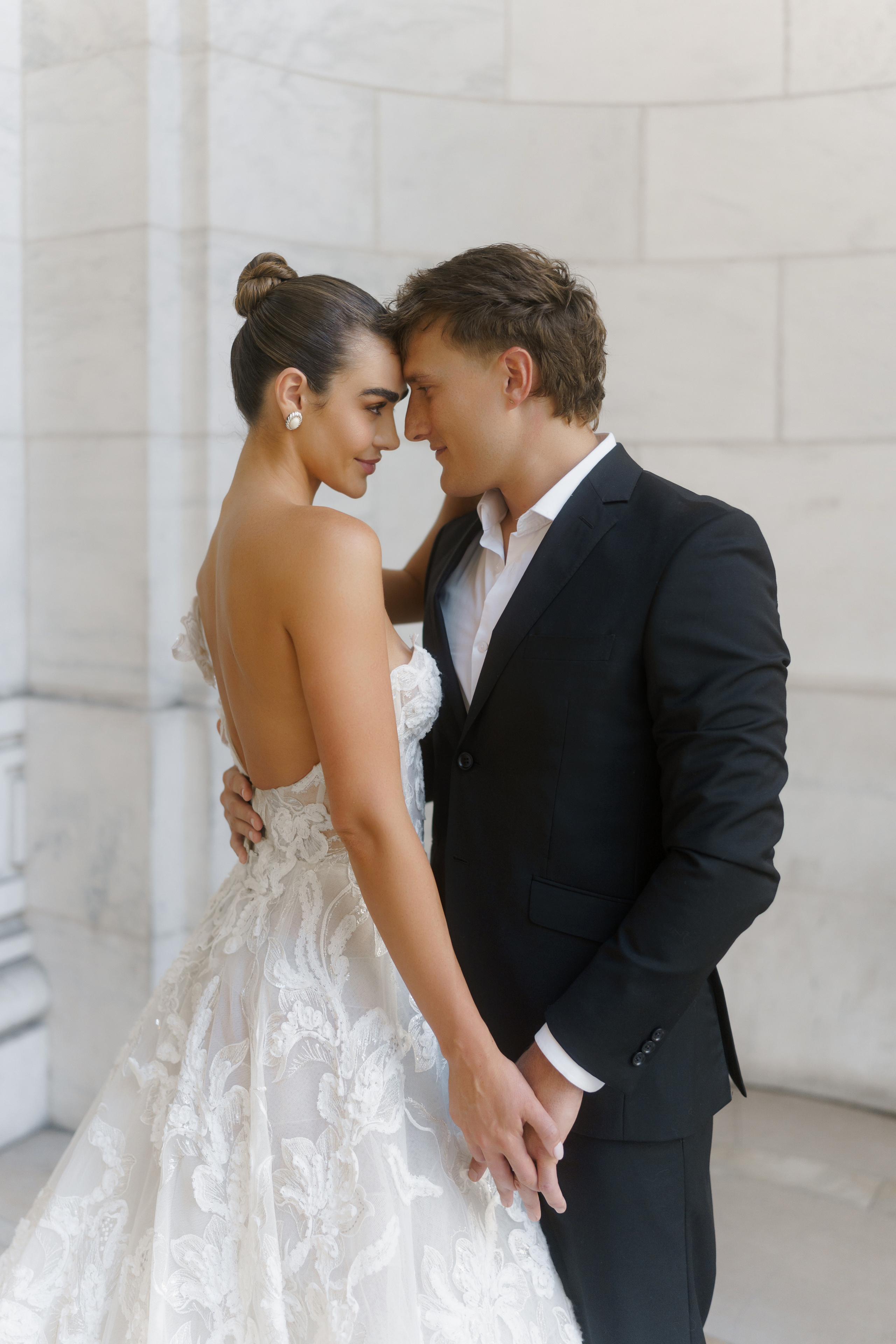 Isadora and Aaron’s Elegant NYC Library and Cathedral Wedding. Wedding photographer and videographer New York | New Jersey