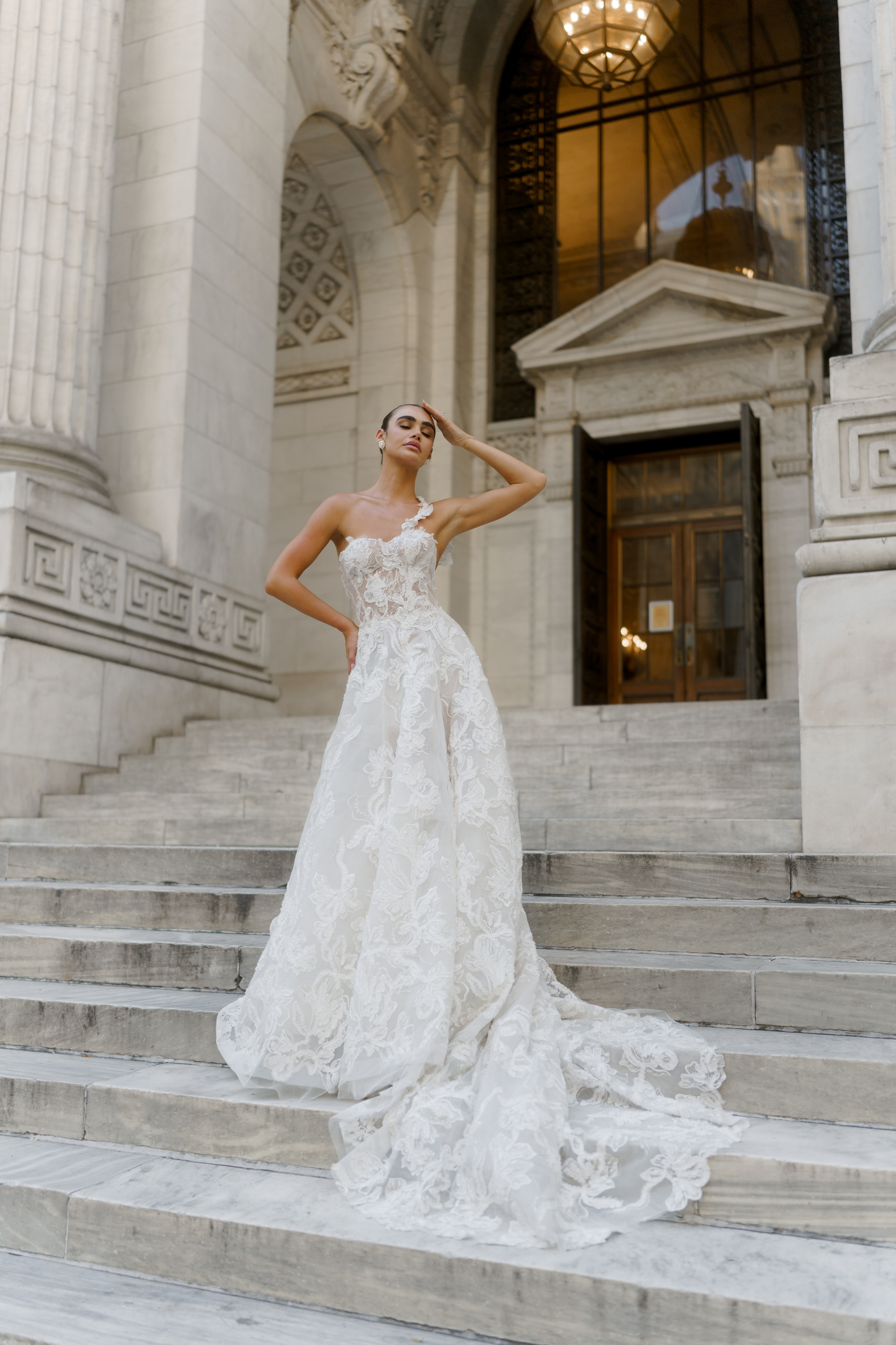 Isadora and Aaron’s Elegant NYC Library and Cathedral Wedding. Wedding photographer and videographer New York | New Jersey