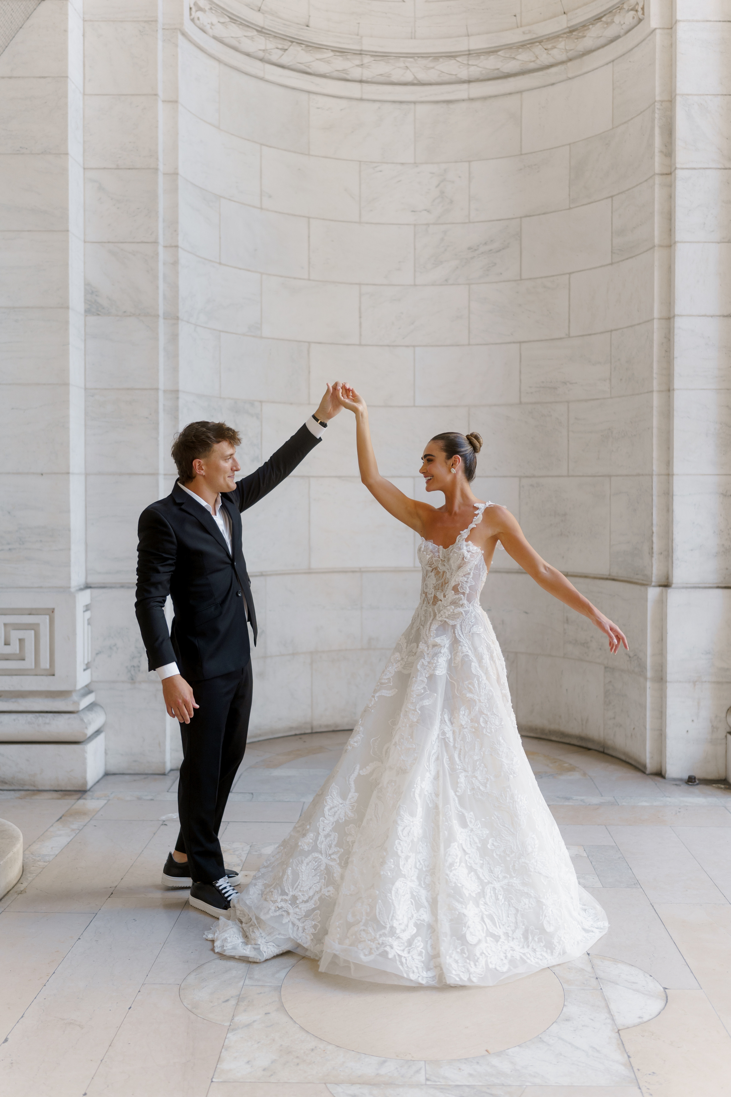 Isadora and Aaron’s Elegant NYC Library and Cathedral Wedding. Wedding photographer and videographer New York | New Jersey