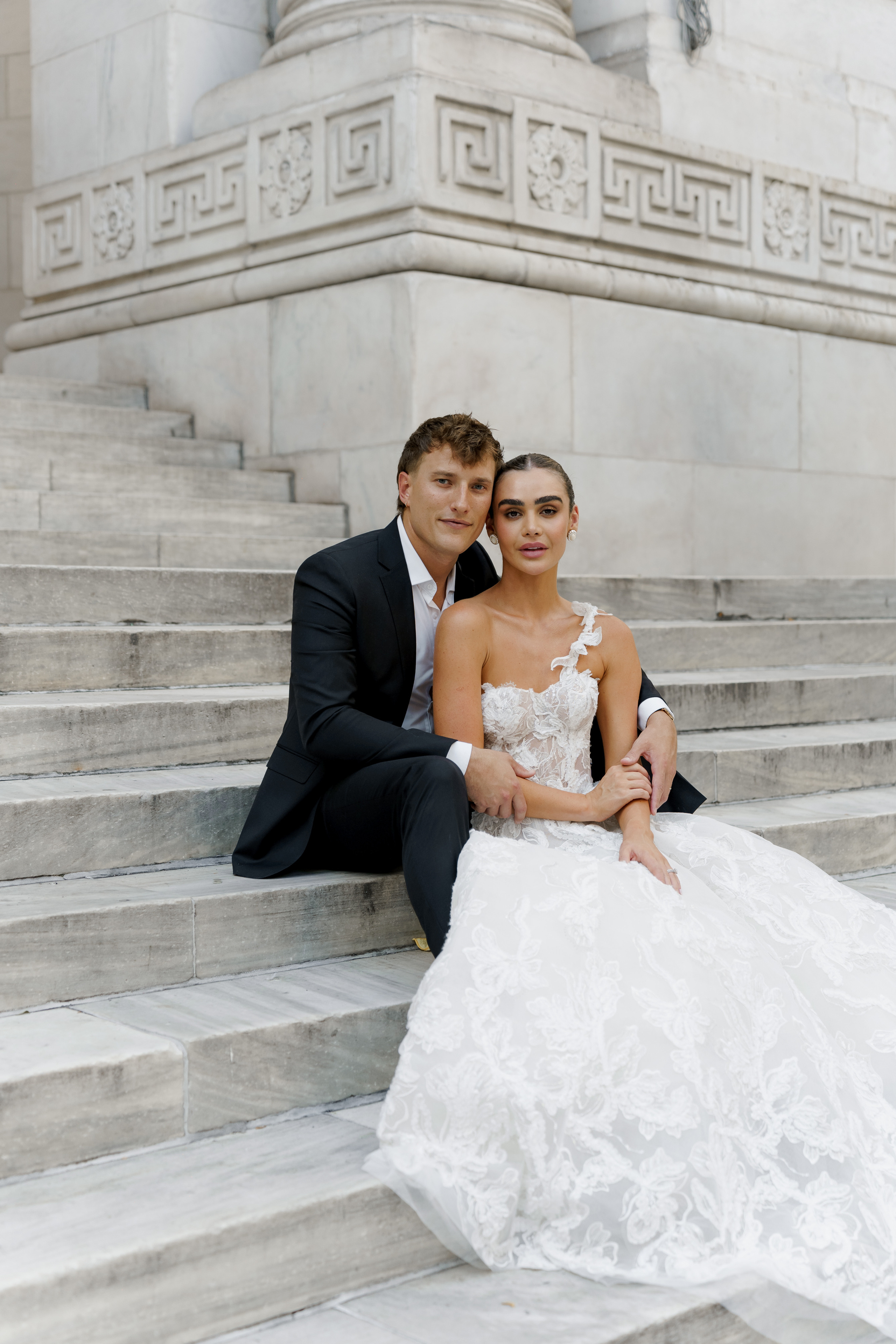Isadora and Aaron’s Elegant NYC Library and Cathedral Wedding. Wedding photographer and videographer New York | New Jersey