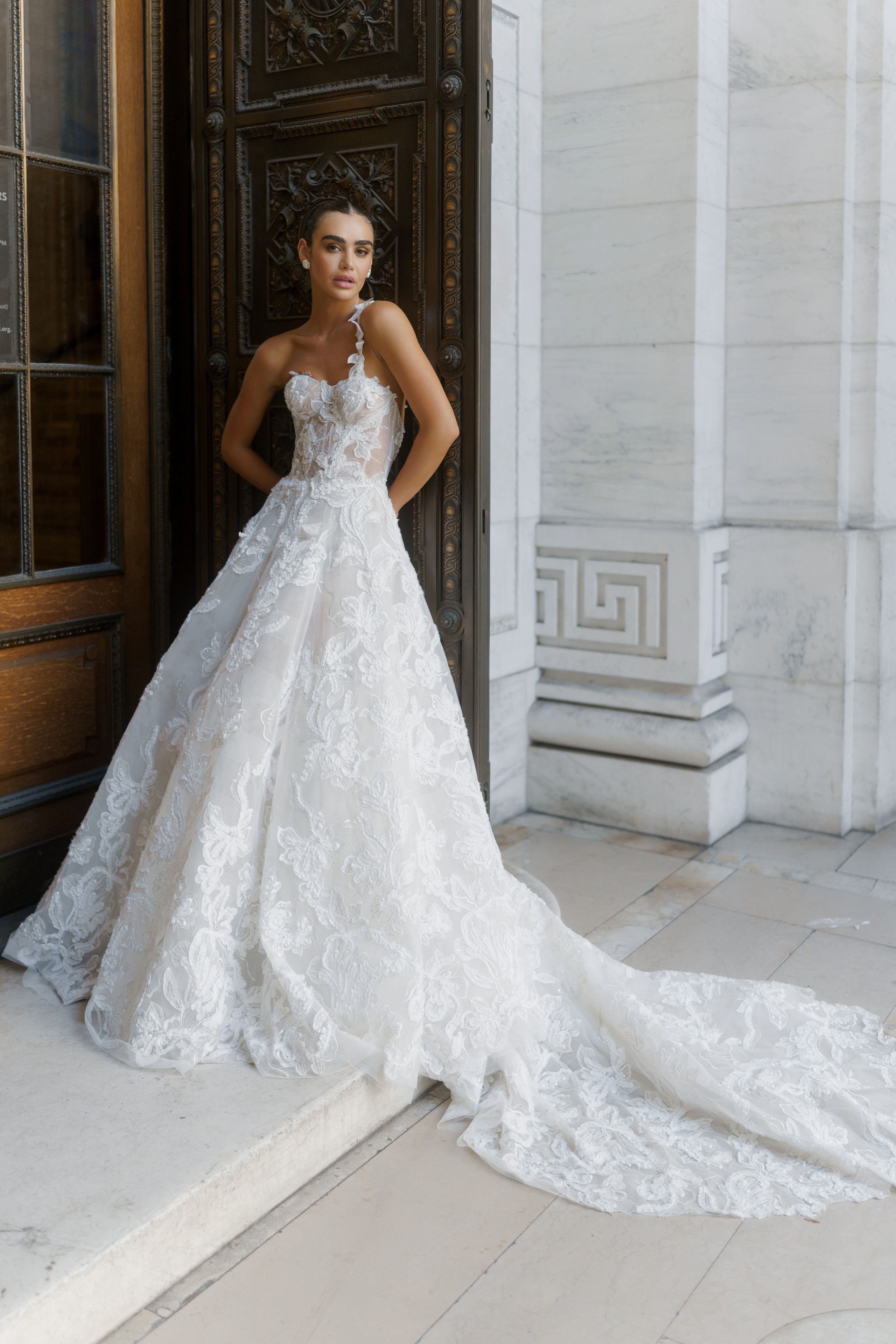 Isadora and Aaron’s Elegant NYC Library and Cathedral Wedding. Wedding photographer and videographer New York | New Jersey